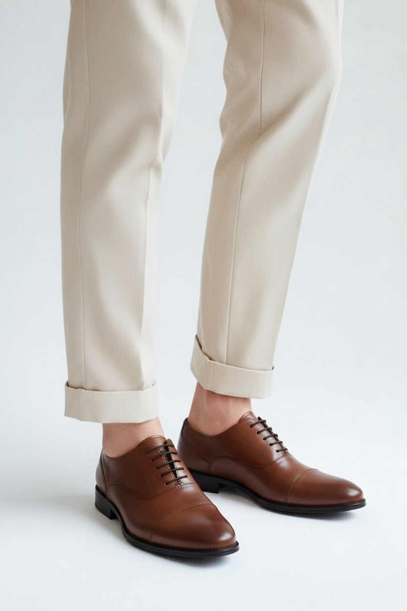 ZAPATO PUNTERA T2IN  MARRON