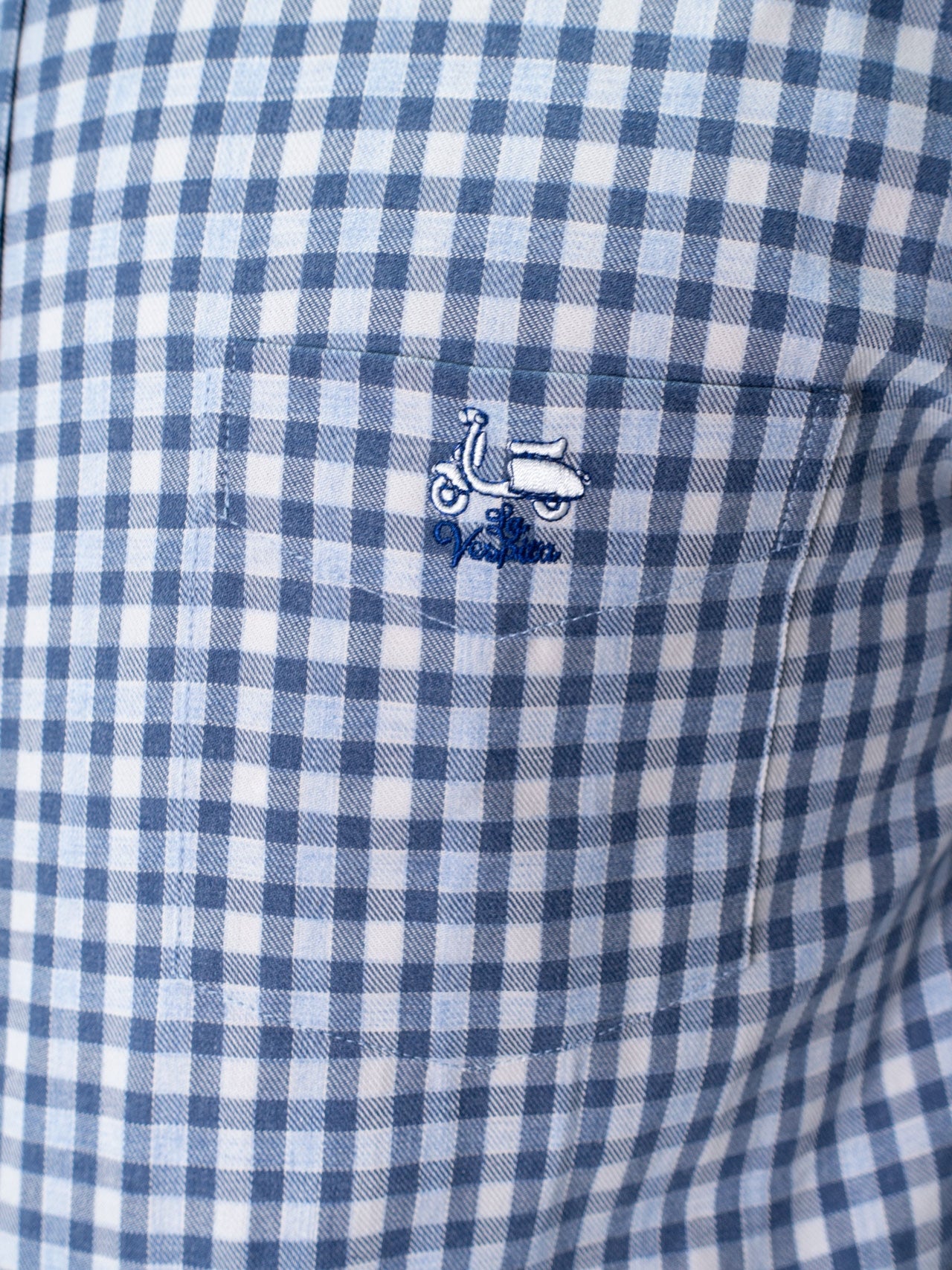 CAMISA BOLSILLO CESAR LA VESPITA MARINO