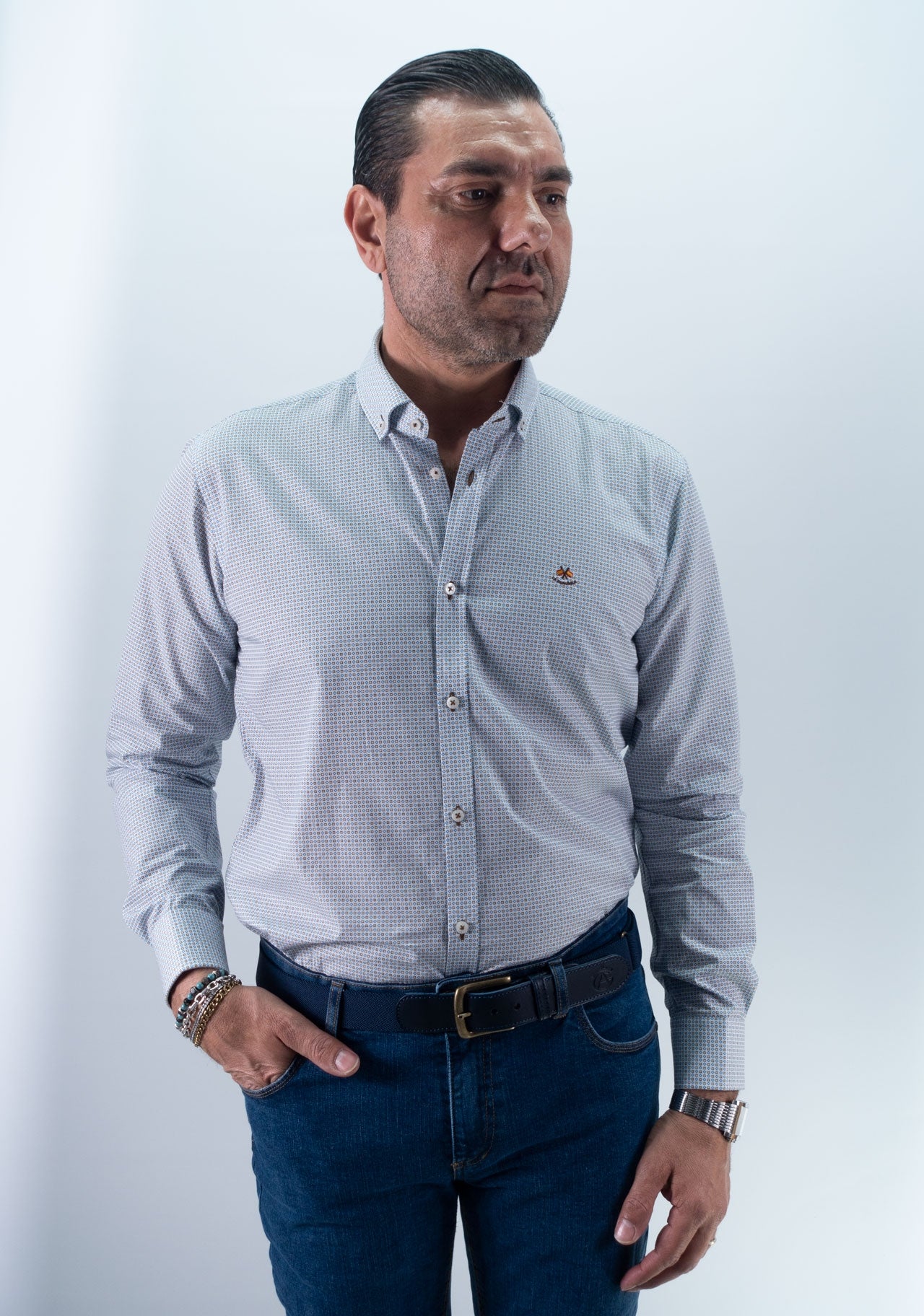 CAMISA FIGURAS LA ESPANOLA BLANCO