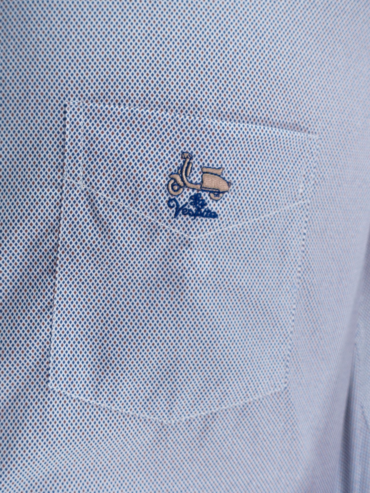 CAMISA BOLSILLO CLICK LA ESPAÑOLA  AZUL