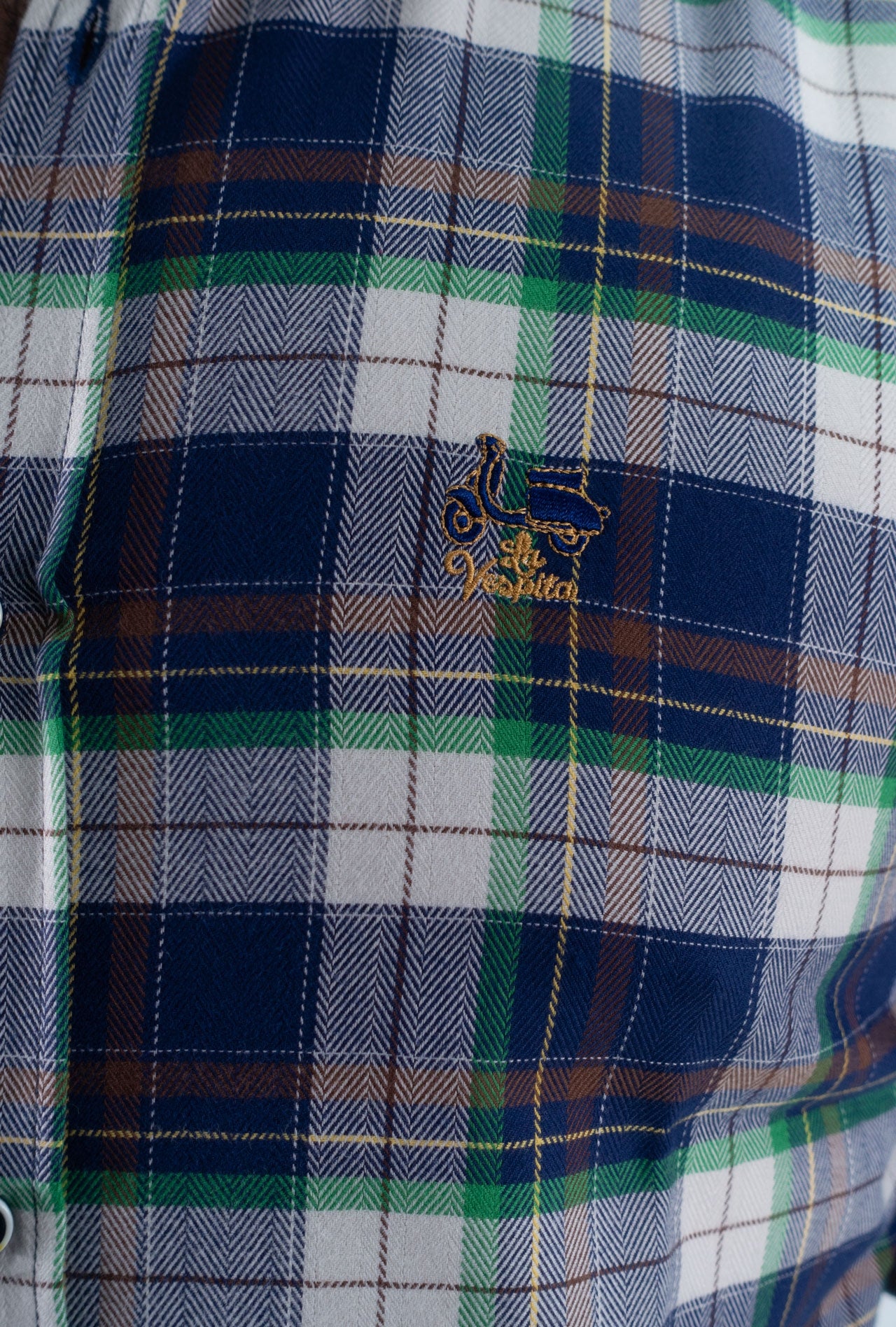 CAMISA CUADRO CESAR LA ESPAÑOLA VERDE