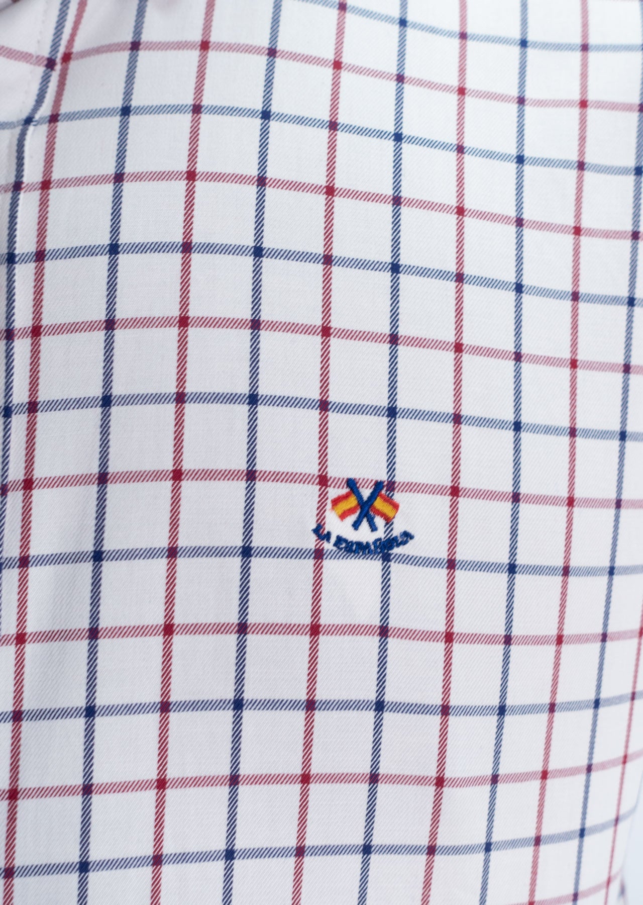 CAMISA CUADRO 39 LA ESPANOLA BURDEOS