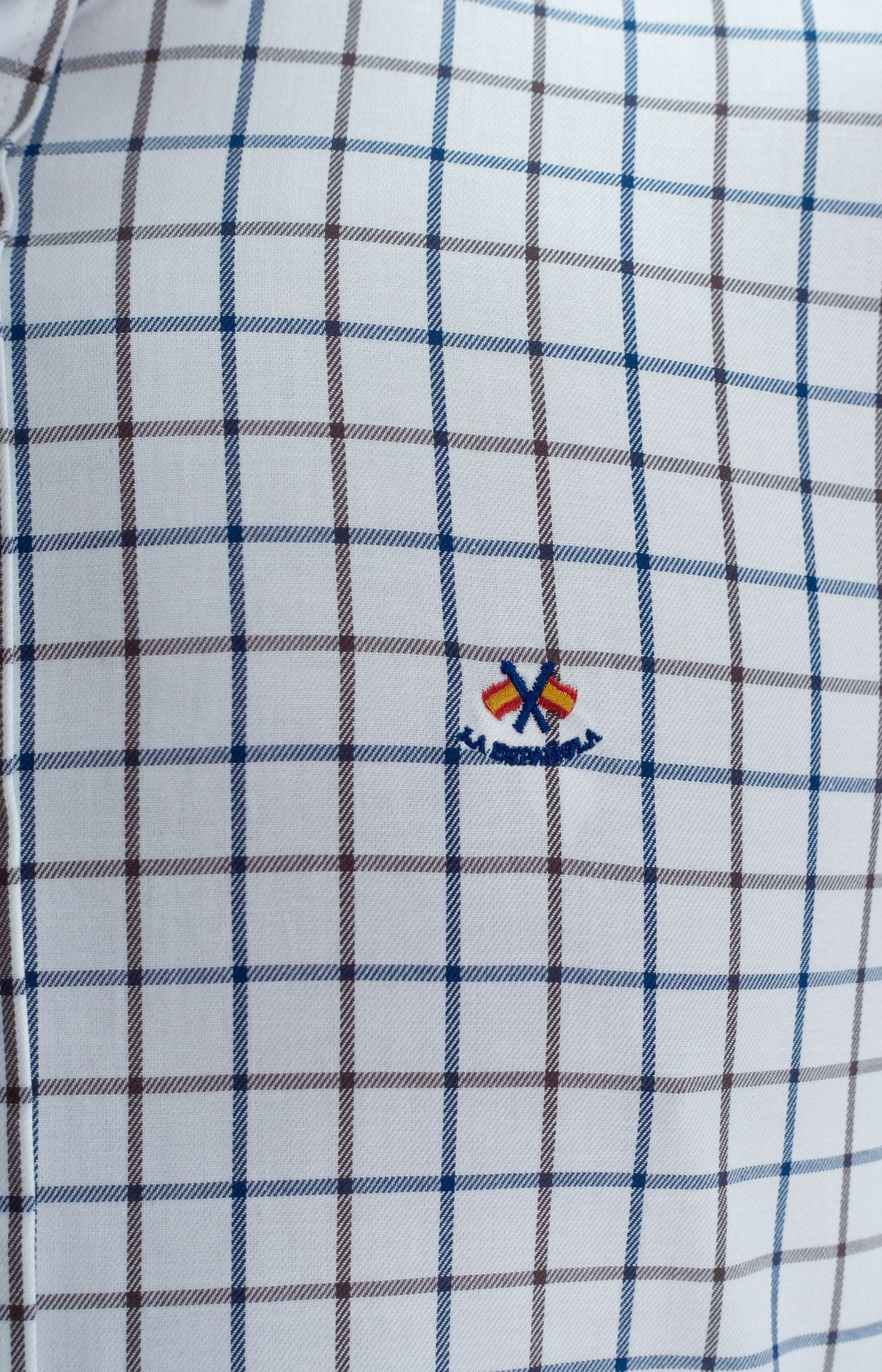 CAMISA CUADRO 39 LA ESPANOLA MARINO