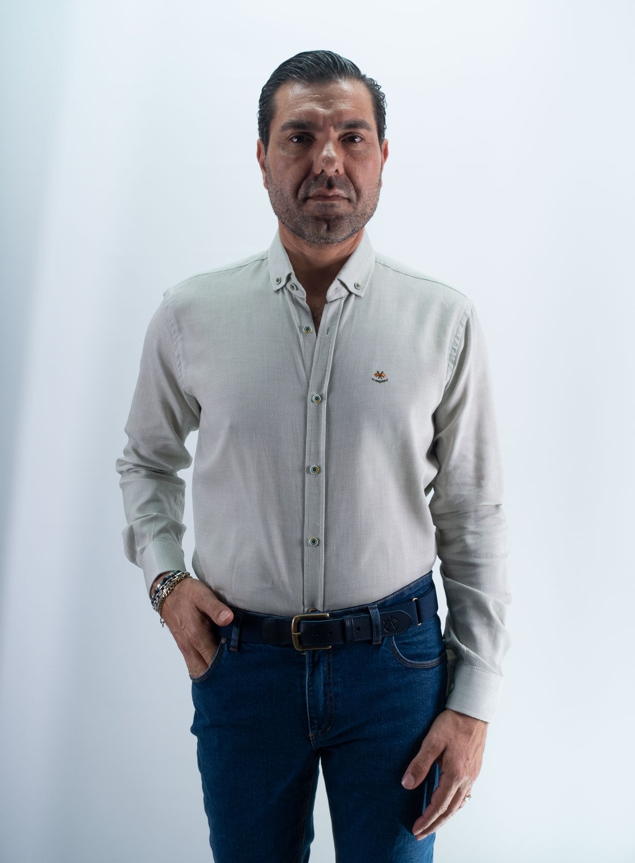 CAMISA TABARQUINO LA ESPAÑOLA VERDE