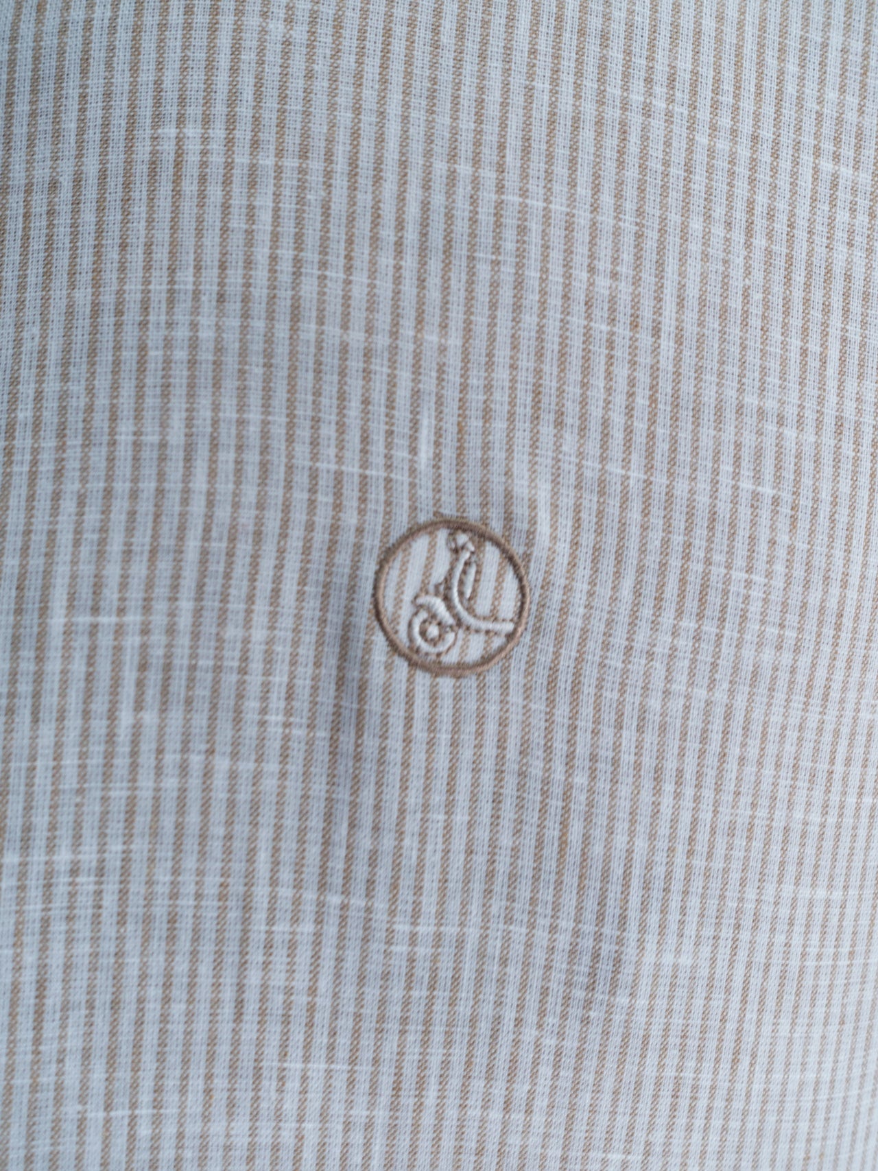 CAMISA RAYAS 26 LA VESPITA MARRON