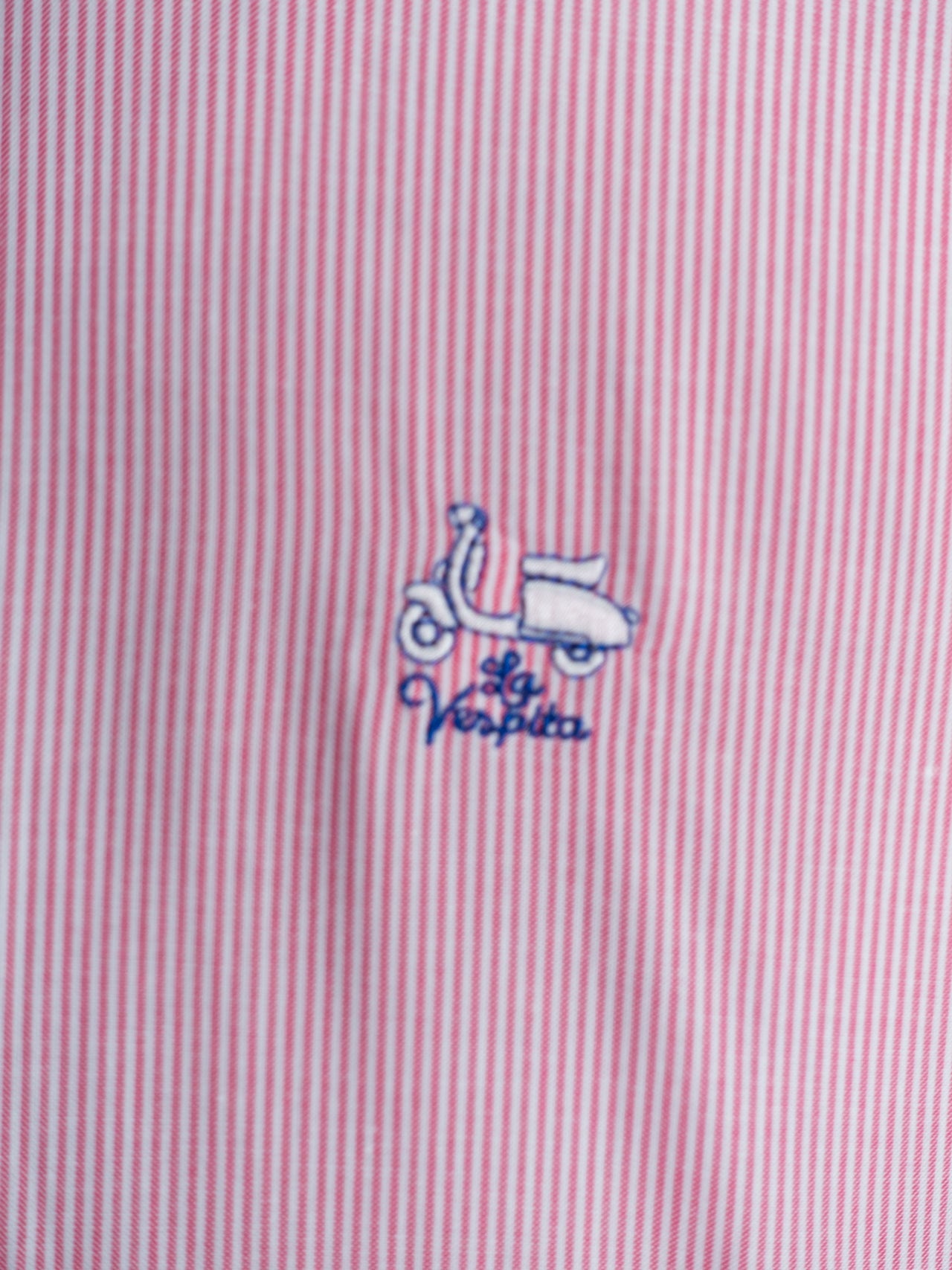 CAMISA 1000 RAYAS LA VESPITA ROJO