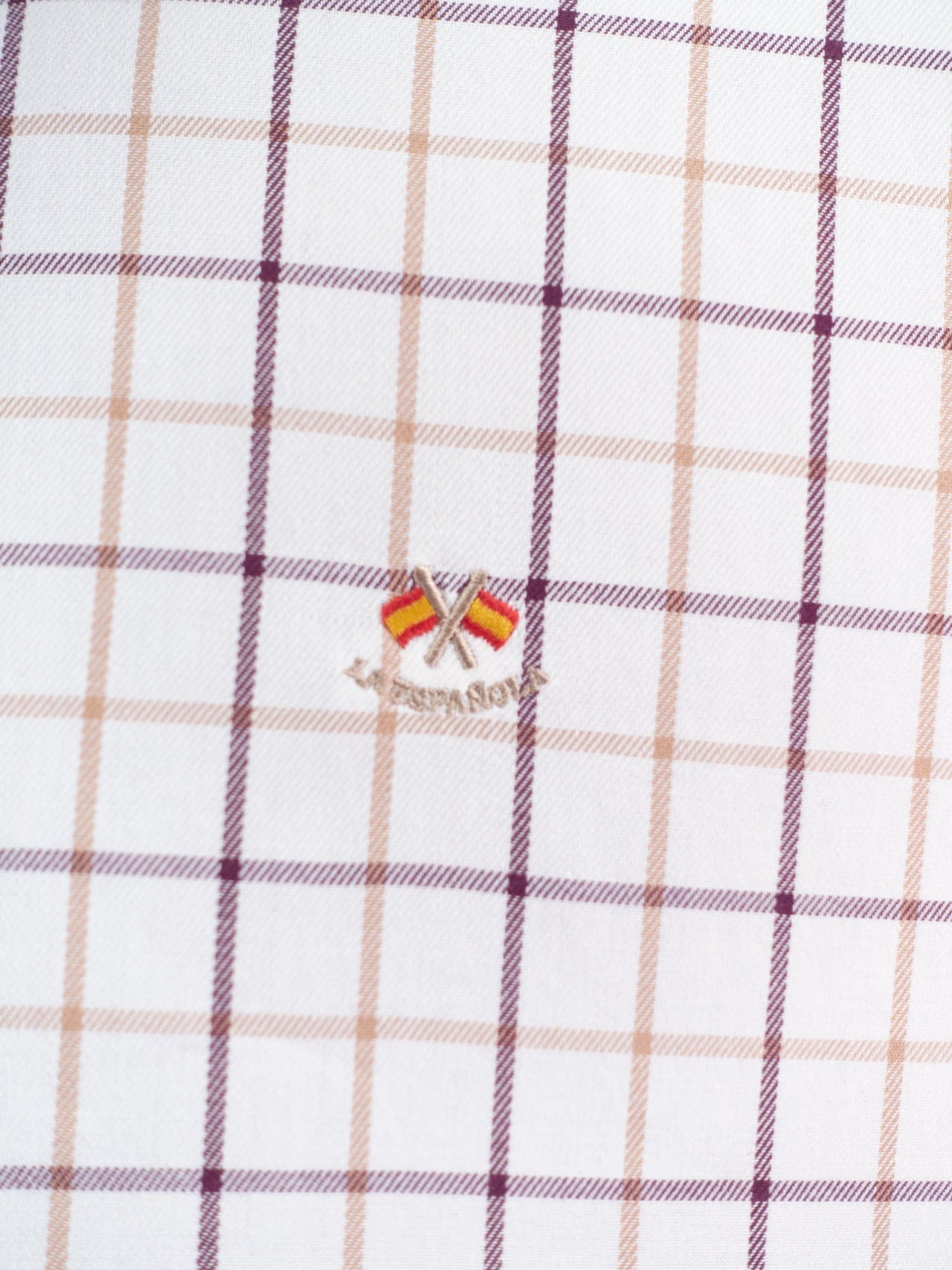 CAMISA CUADRO 39 LA ESPANOLA BEIG