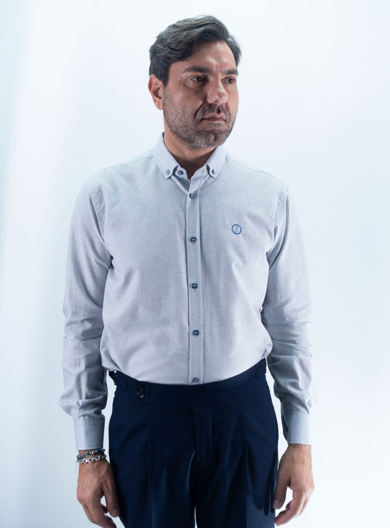 CAMISA ESTRUCTURA PK LA ESPAÑOLA  GRIS