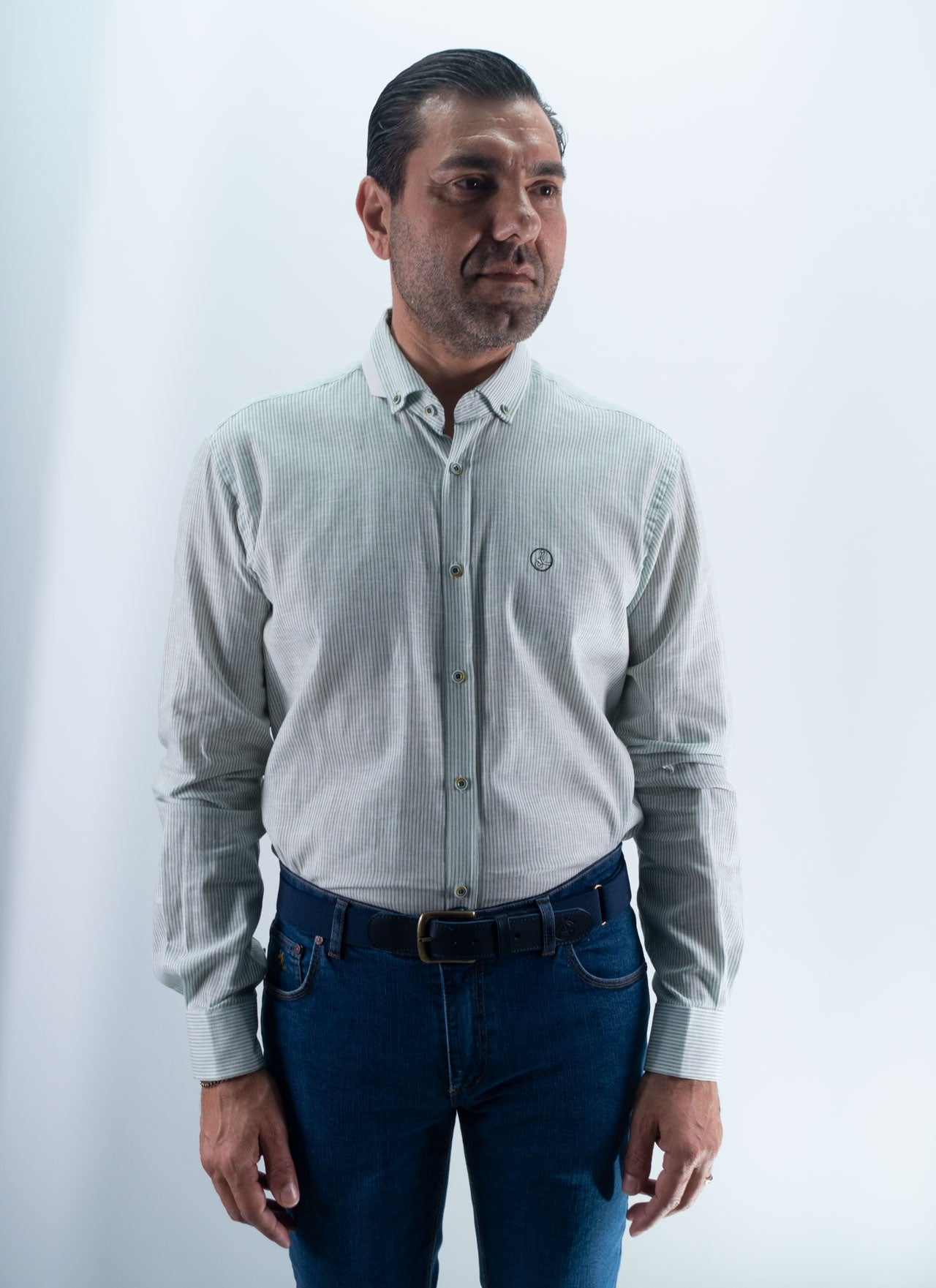 CAMISA RAYAS 26 LA VESPITA VERDE