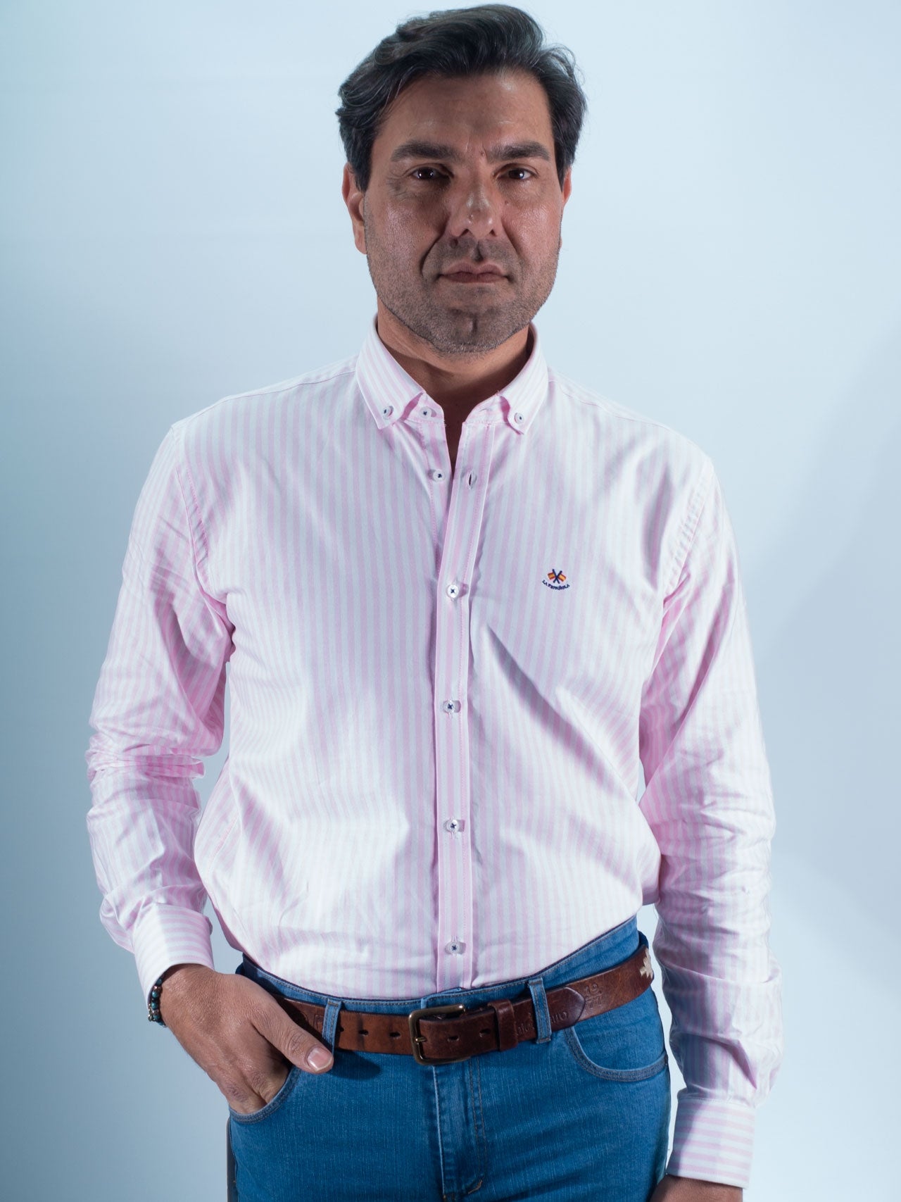CAMISA RAYA MEDIUM LA ESPANOLA ROSA