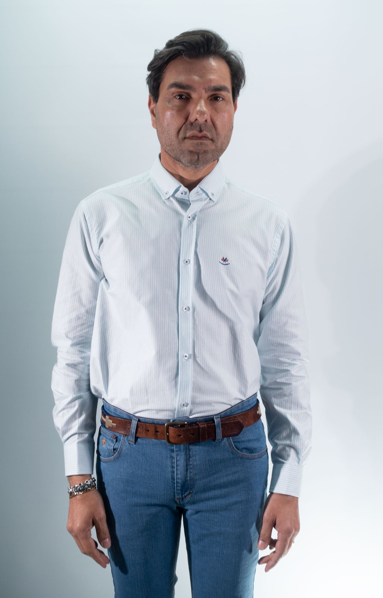 CAMISA RAYA KODAKC LA ESPAÑOLA AGUA MARINA