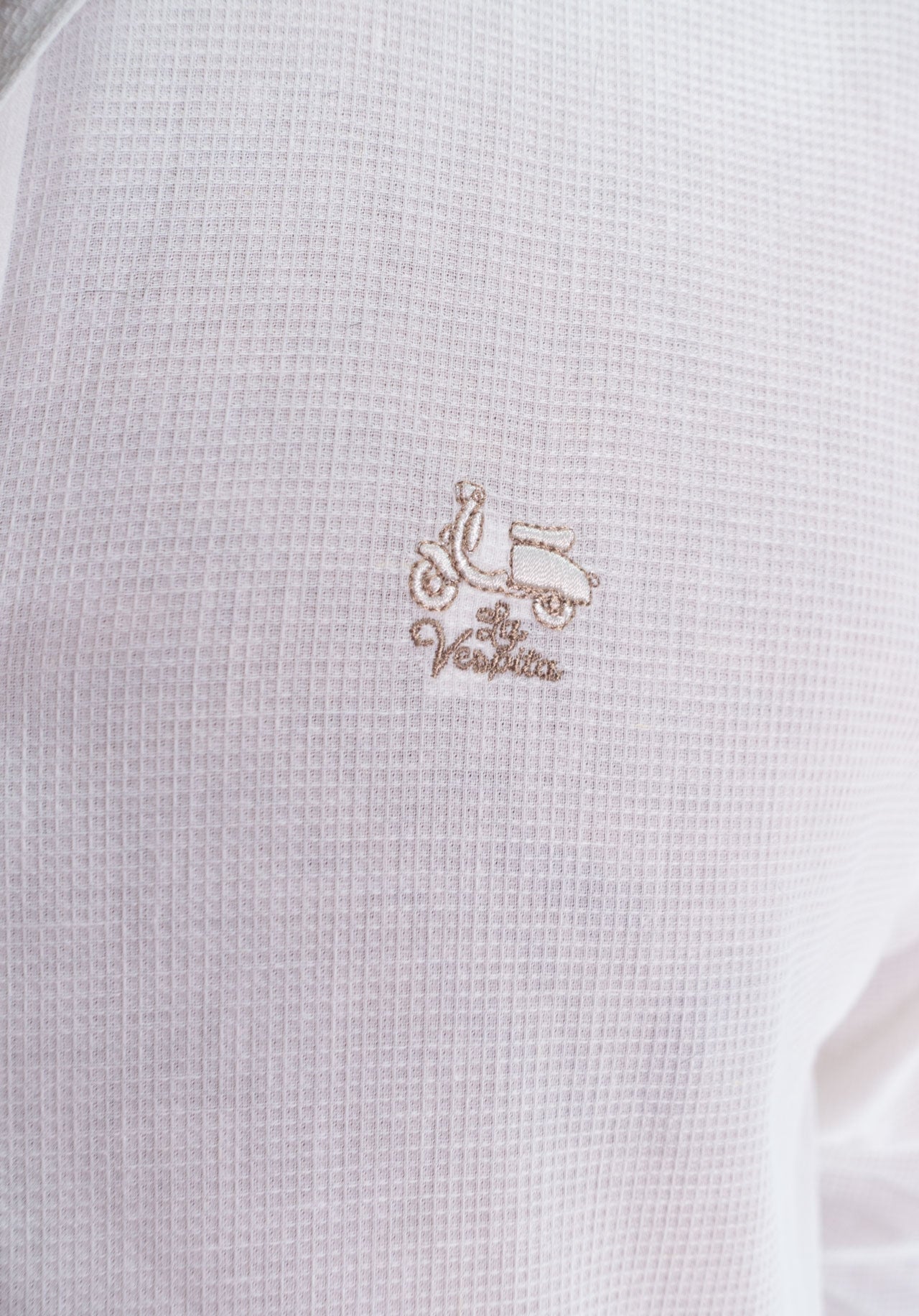 CAMISA ESTRUCTURA CUADRADO LA VESPITA BLANCO