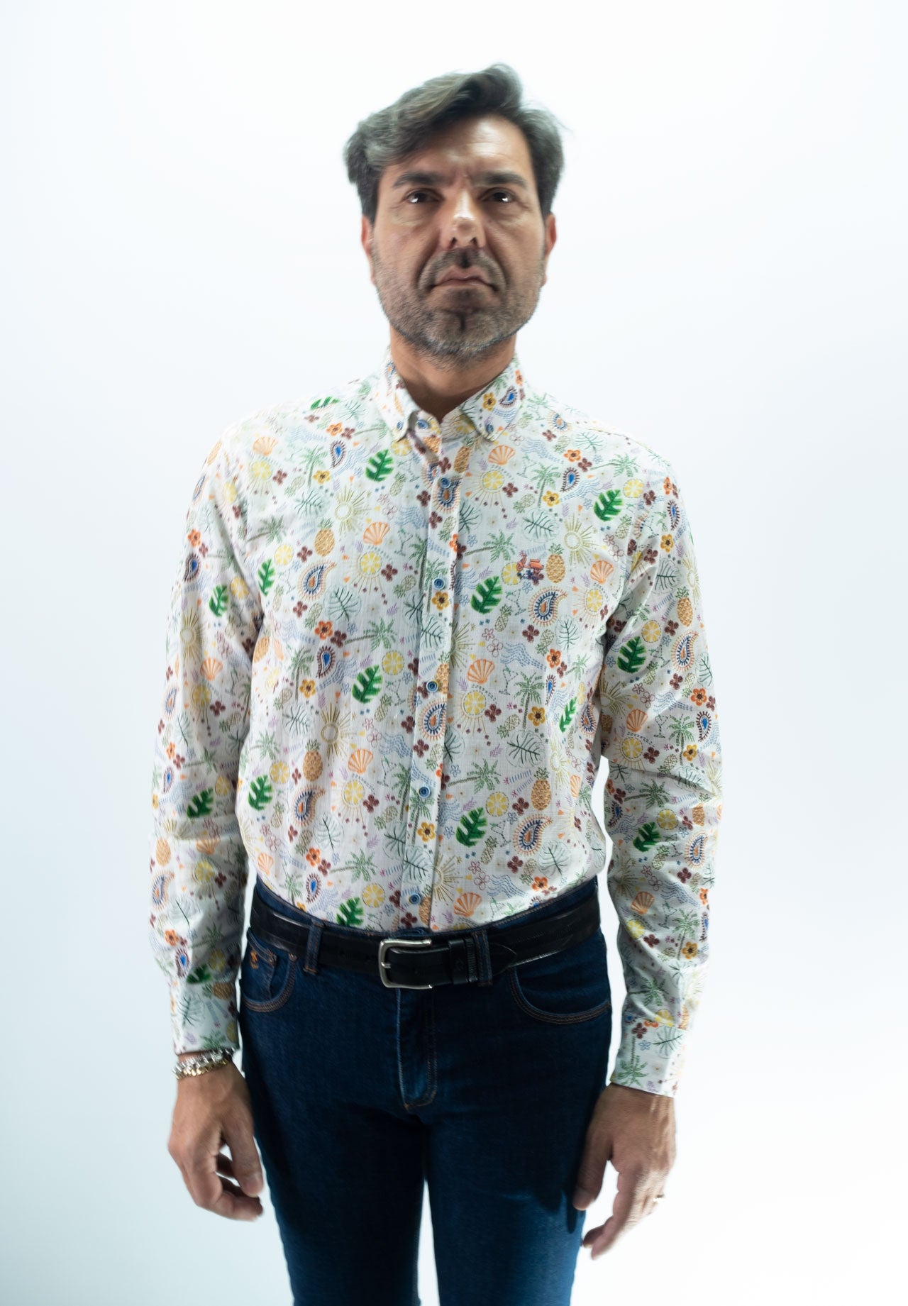 CAMISA PINA LA VESPITA BLANCO