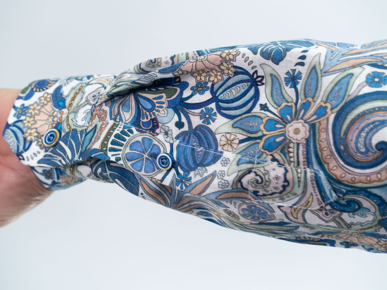 CAMISA BOTANICO LA VESPITA AZUL