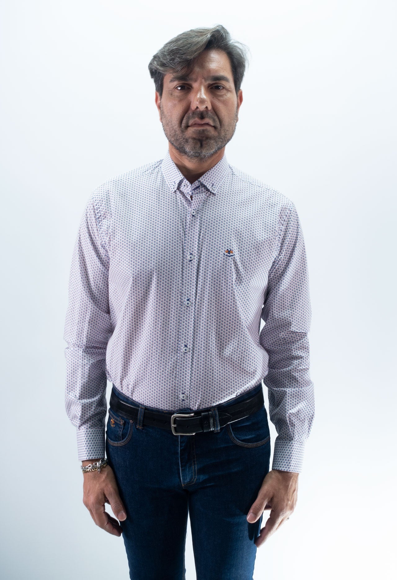 CAMISA EYES LA ESPAÑOLA BLANCO