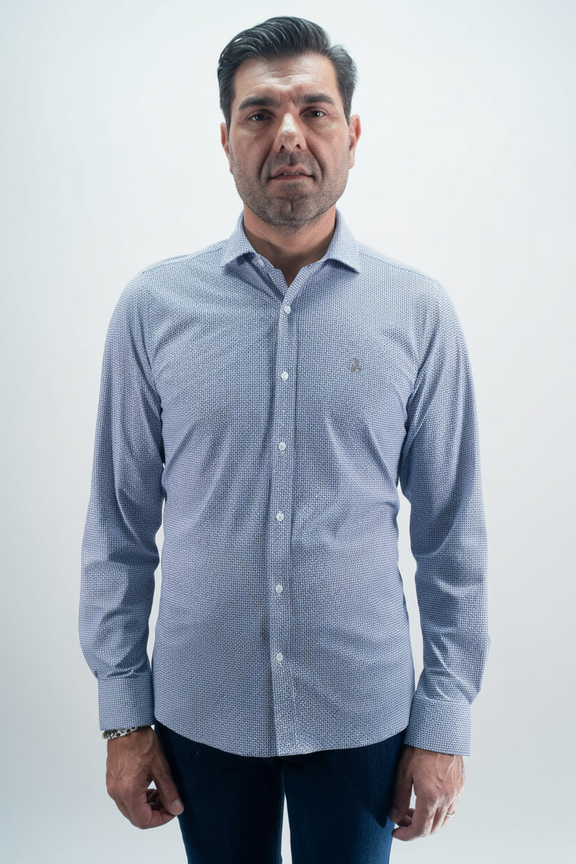CAMISA TRI-ROMBO LA VESPITA AZUL