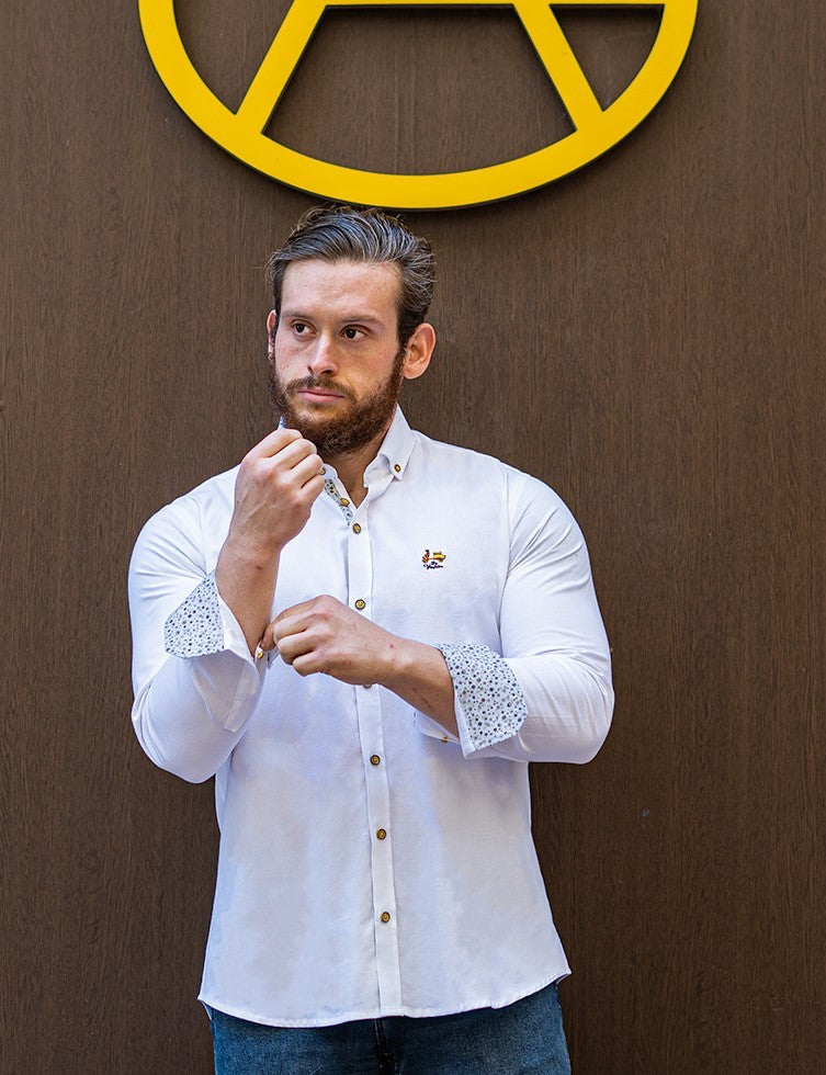 CAMISA TENCEL LA VESPITA BLANCO