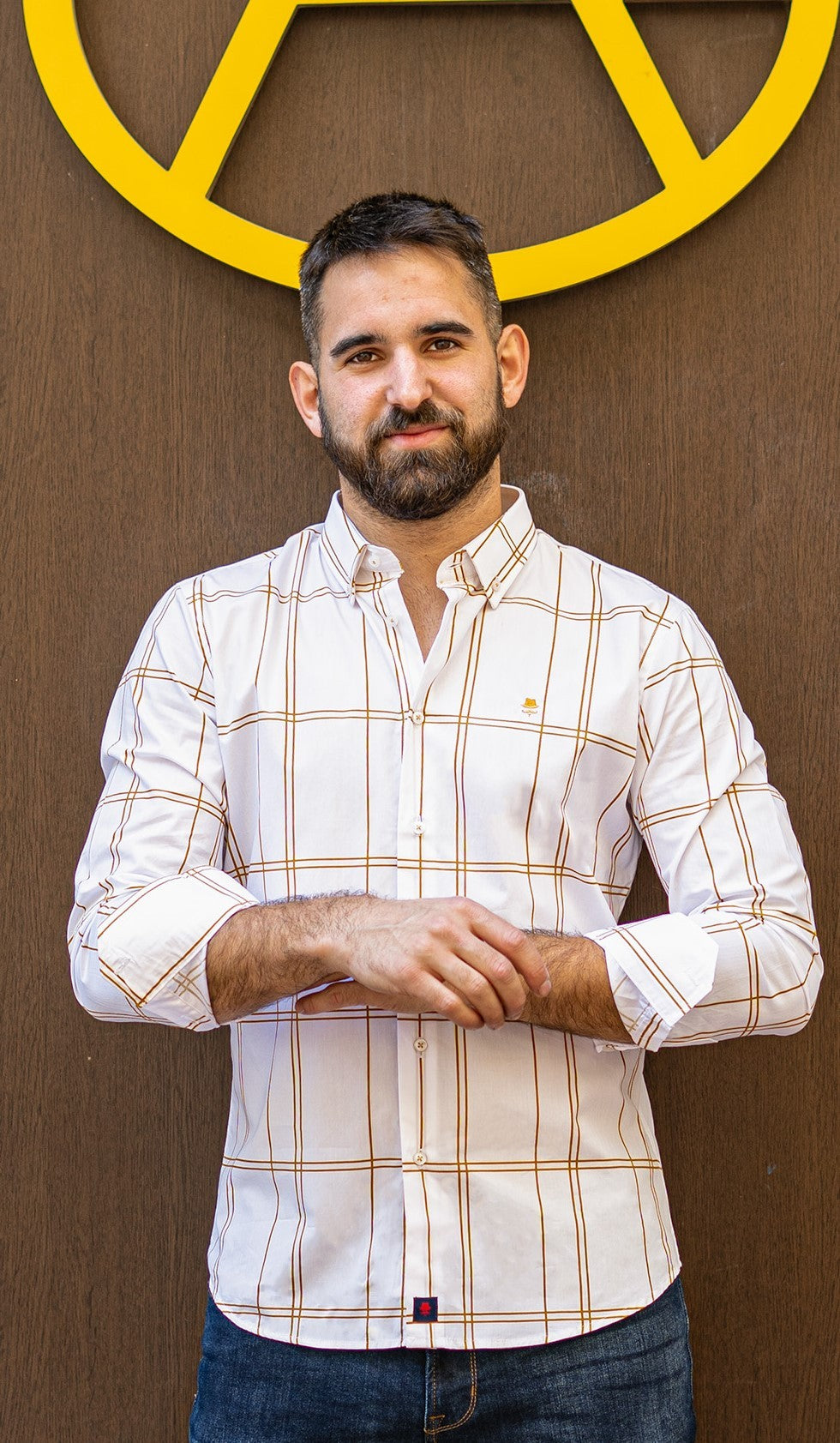 CAMISA KST CUADRILLE  BLANCO