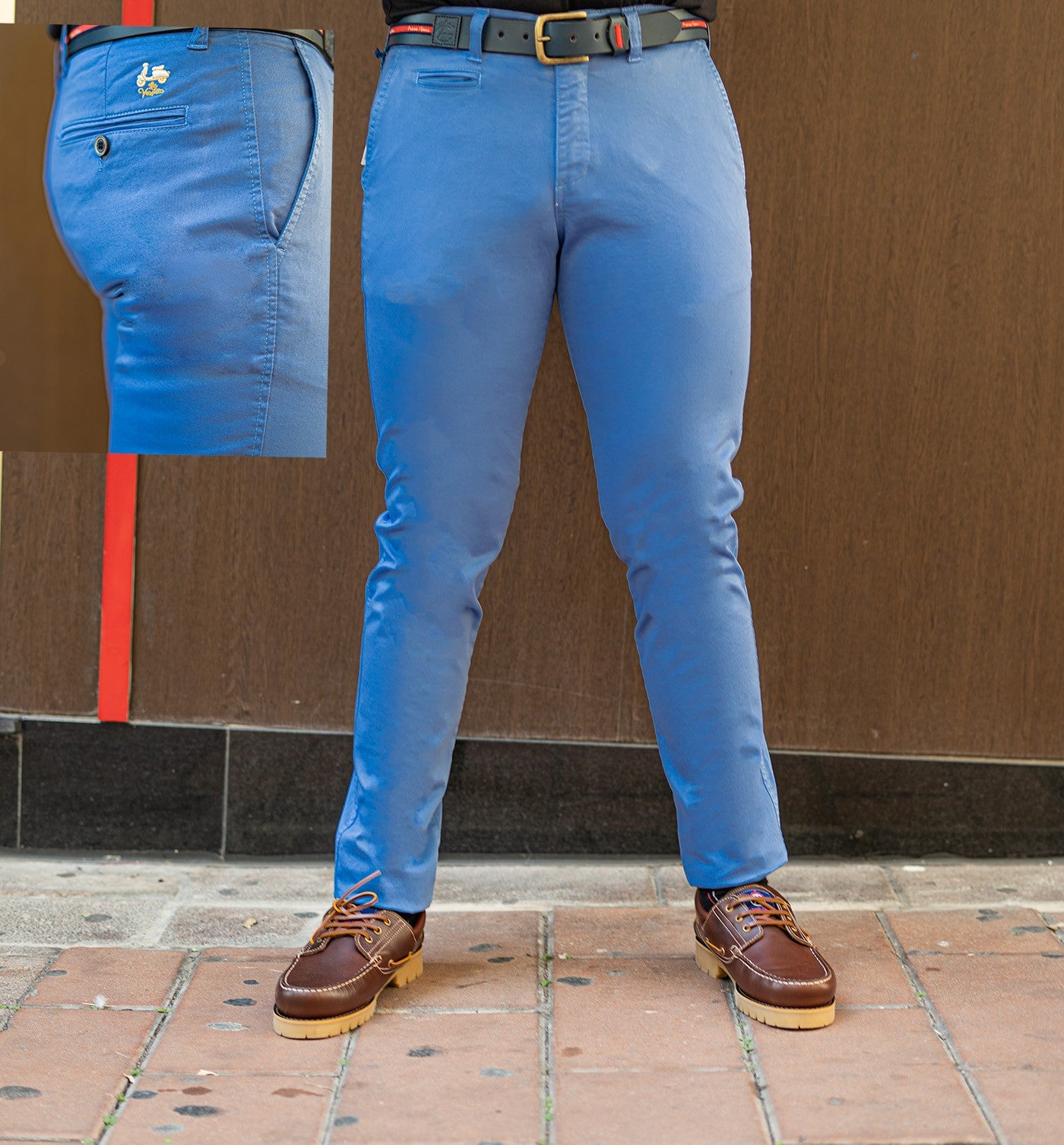 PANTALON CHINO LA VESPITA AZUL