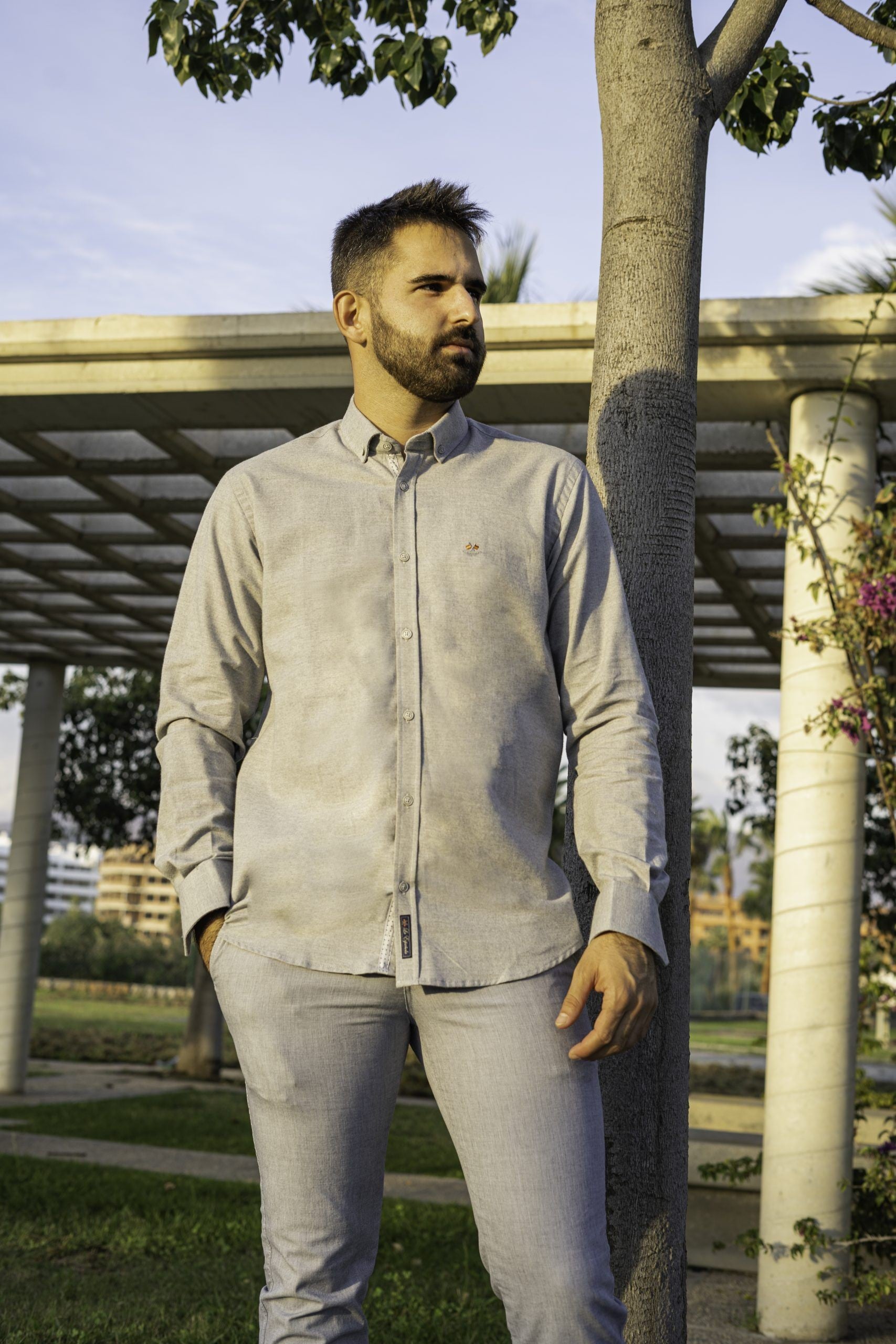 CAMISA TEM LA ESPAÑOLA GRIS