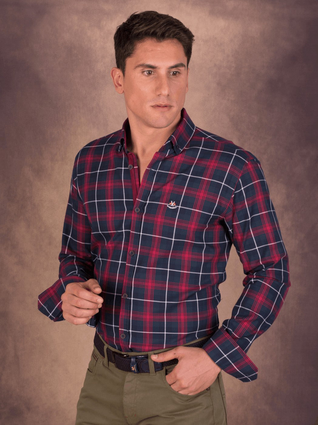 CAMISA CUADRO 31 LA ESPAÑOLA VERDE