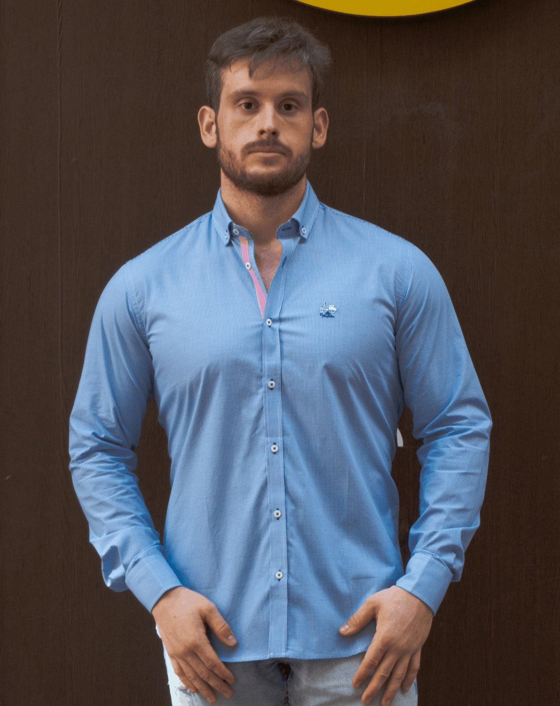 CAMISA VICHI PK LA VESPITA AZUL