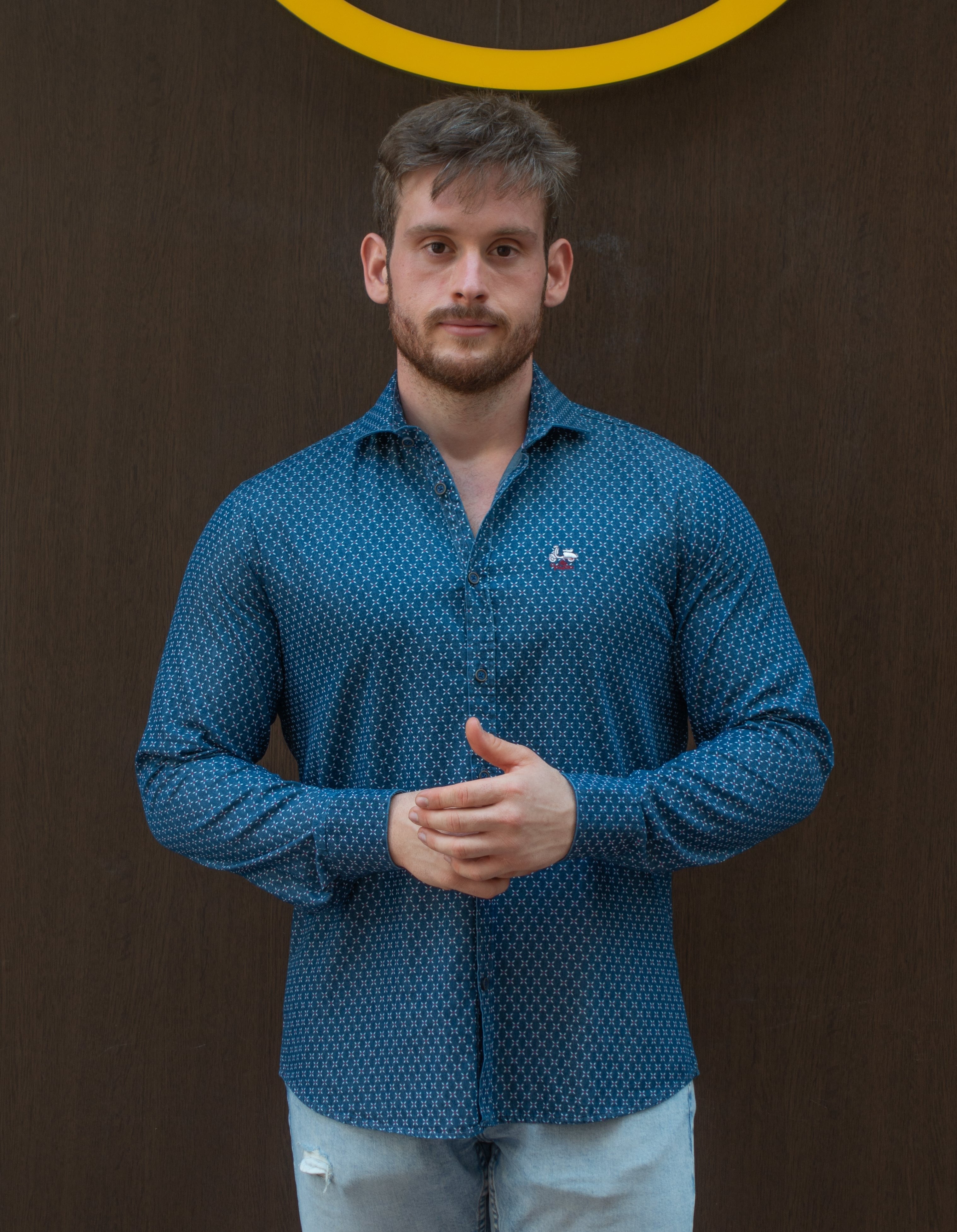 CAMISA CHAMBRE LA VESPITA AZUL