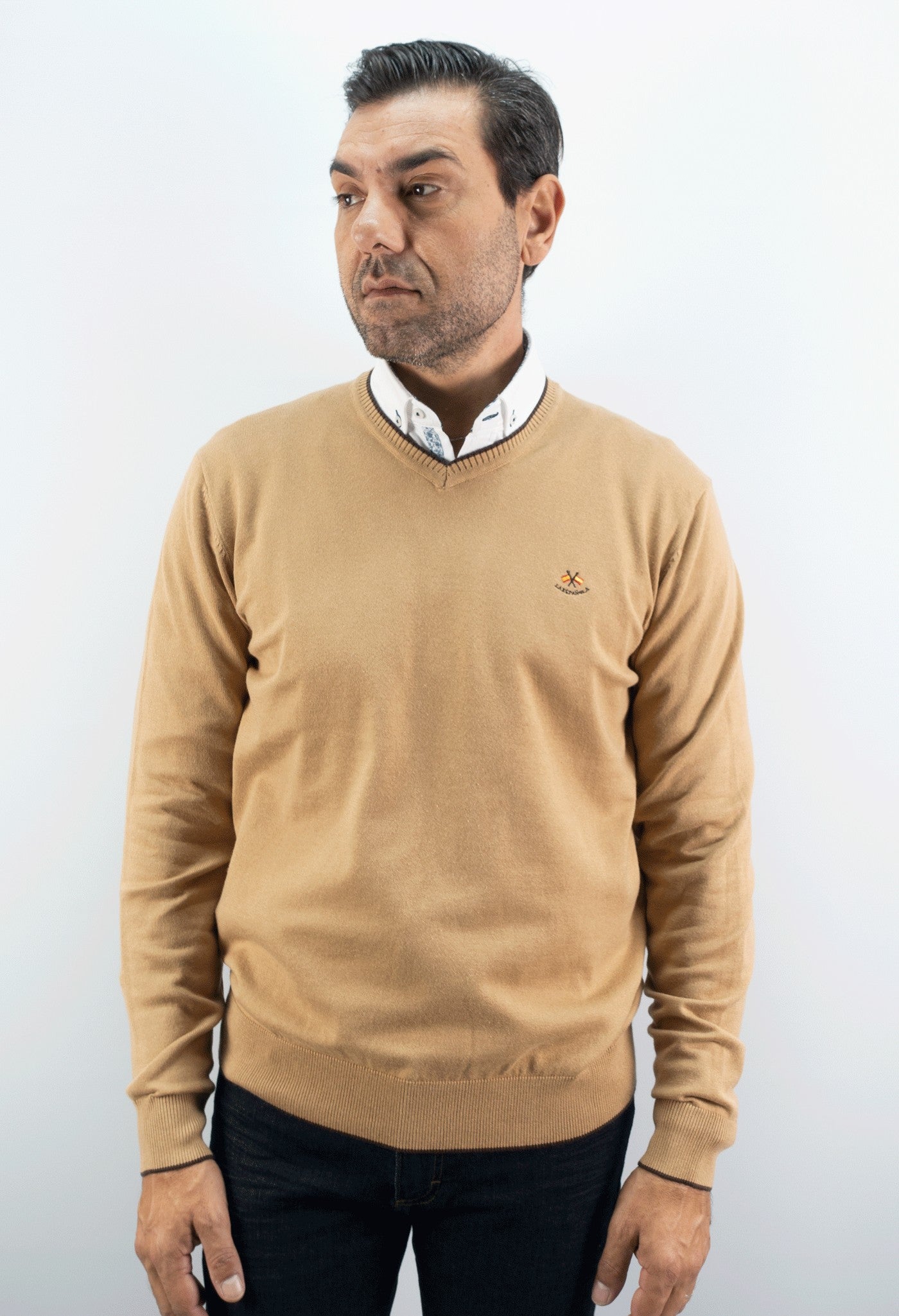 JERSEY CUELLO PICO LA ESPAÑOLA CAMEL