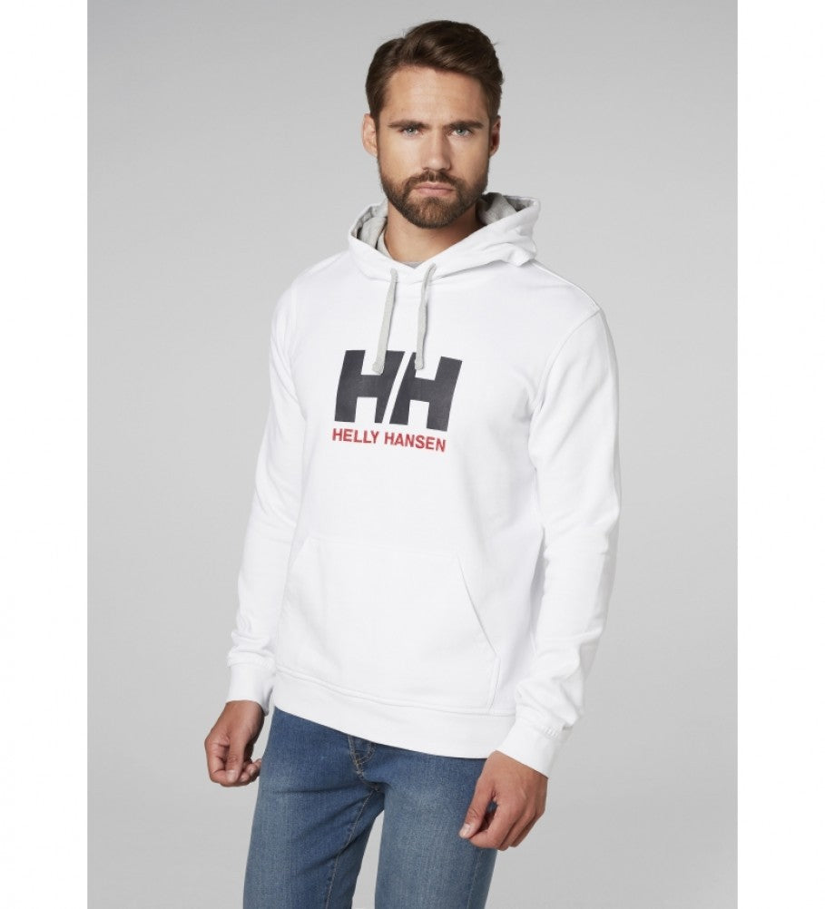 SUDADERA HH LOGO HOODIE BLANCO