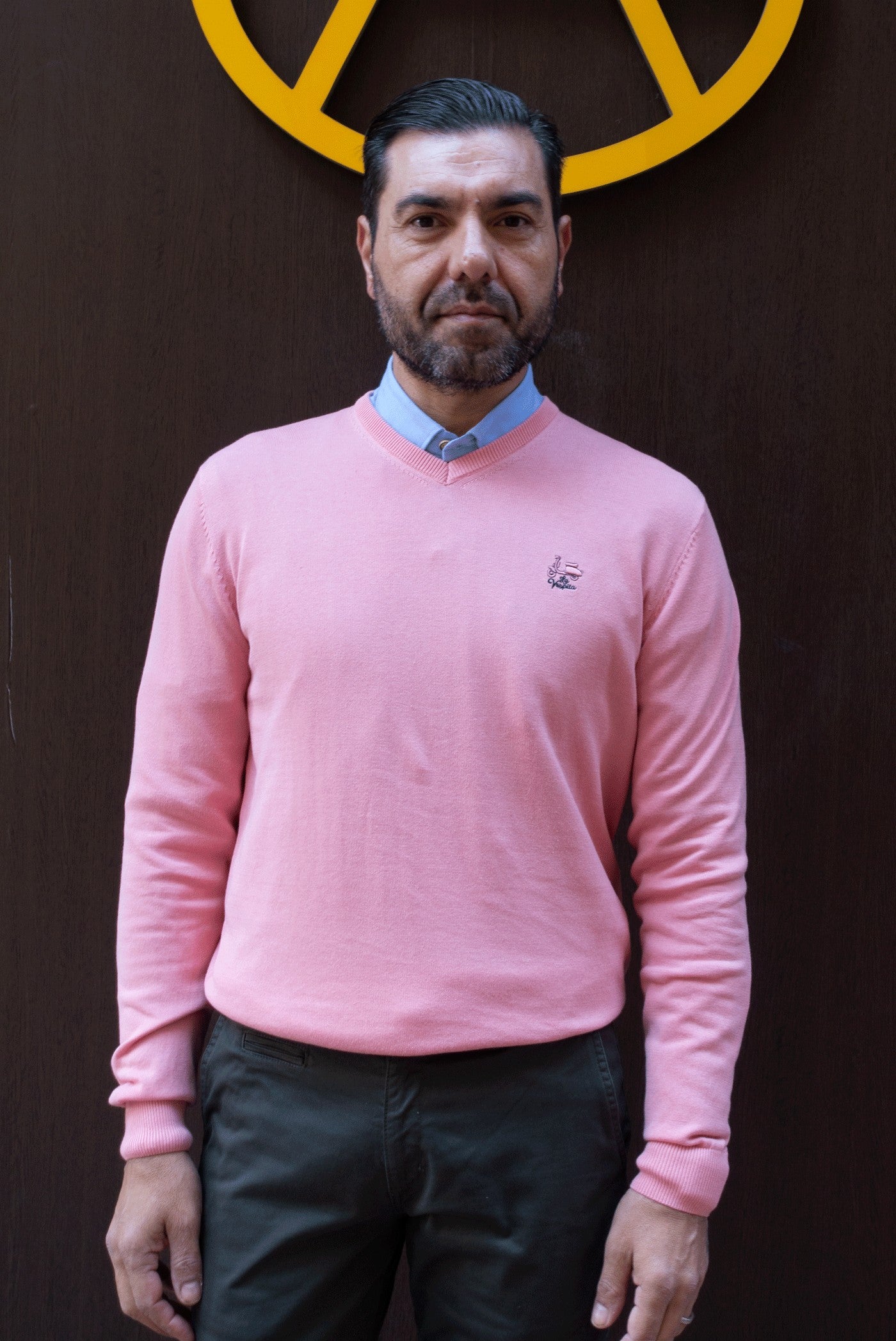 JERSEY CUELLO PICO LA VESPITA ROSA