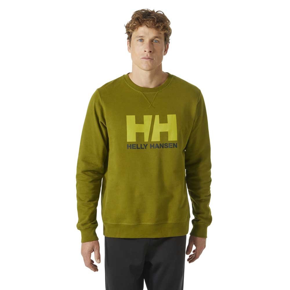 SUDADERA LOGO CREW SWEAT VERDE