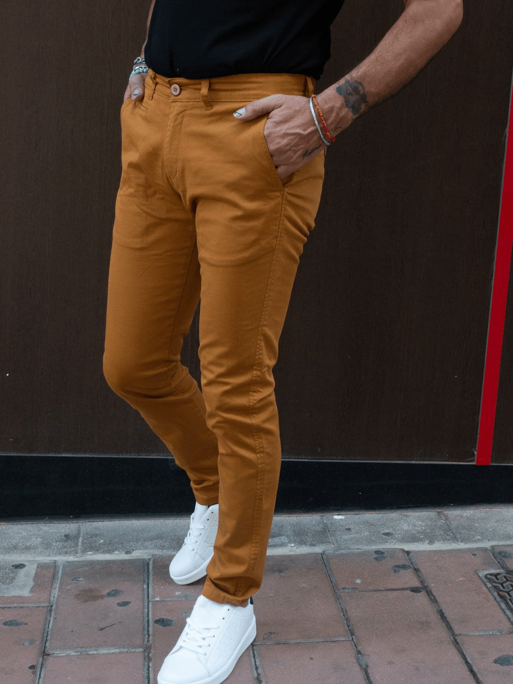 PANT CHINO VESPITA RAPHAELO GUTTI CUERO