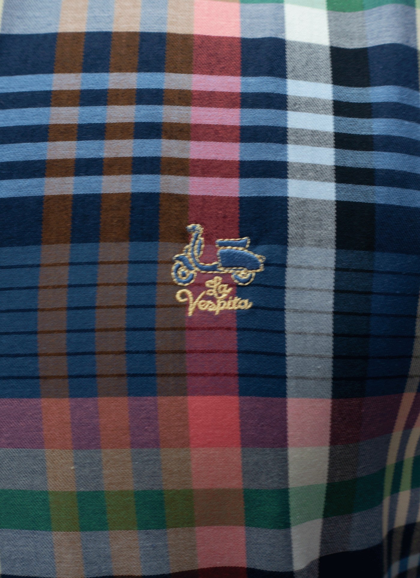 CAMISA CUADRO 21 LA VESPITA AZUL