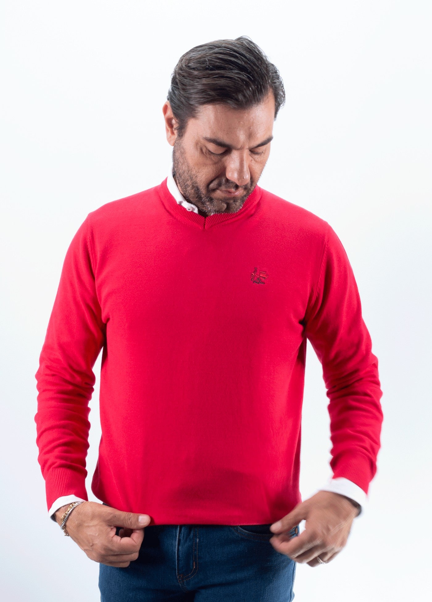 JERSEY CUELLO CAJA LA VESPITA CORAL