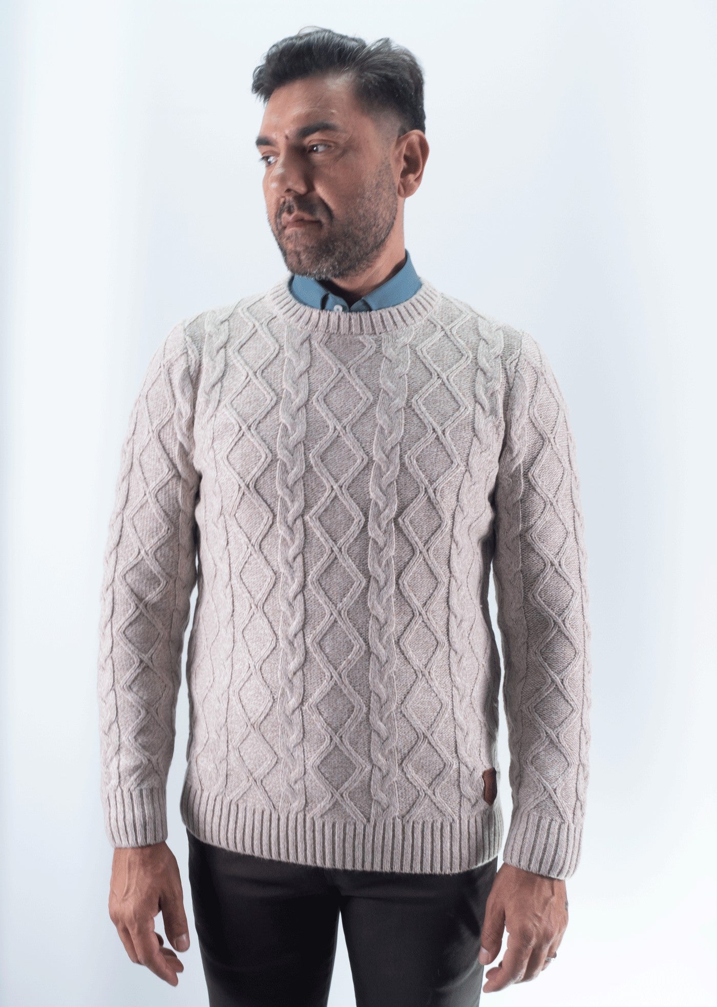 JERSEY CUELLO CAJA 8 LA VESPITA BEIG