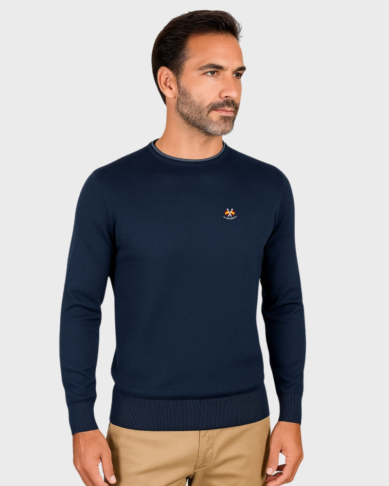 JERSEY CUELLO CAJA LA ESPAÑOLA MARINO