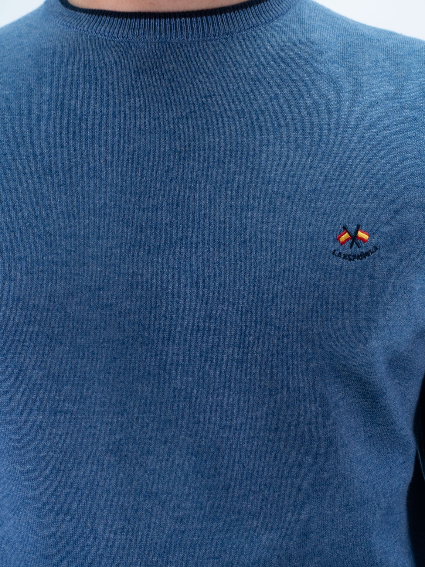 JERSEY CUELLO CAJA LA ESPAÑOLA AZUL