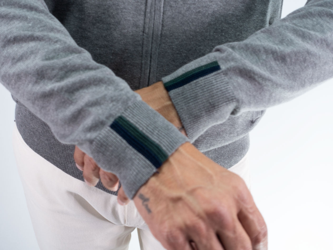 CHAQUETA CREMALLERA LA VESPITA GRIS