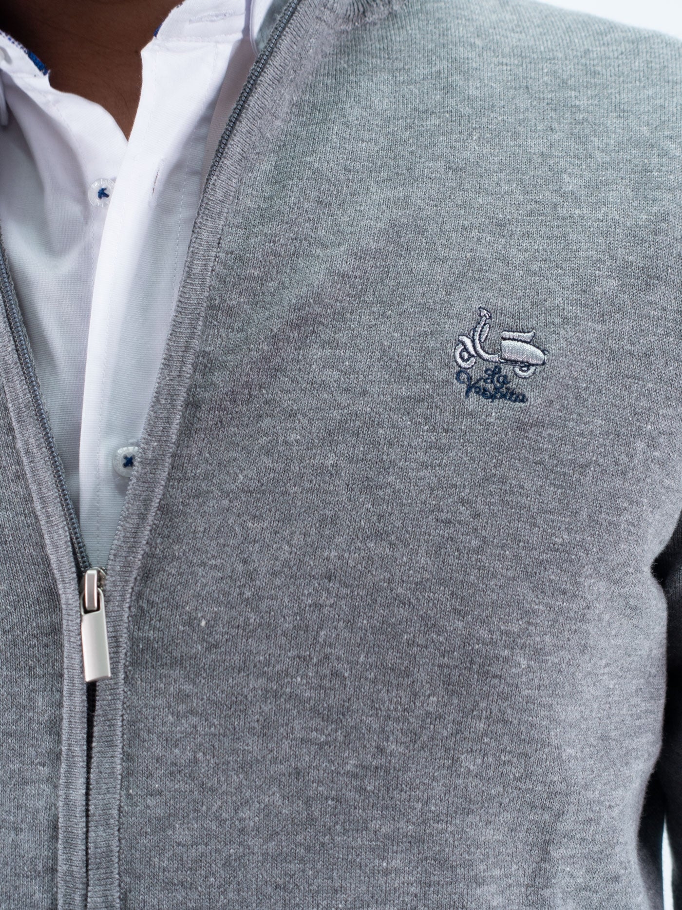 CHAQUETA CREMALLERA LA VESPITA GRIS