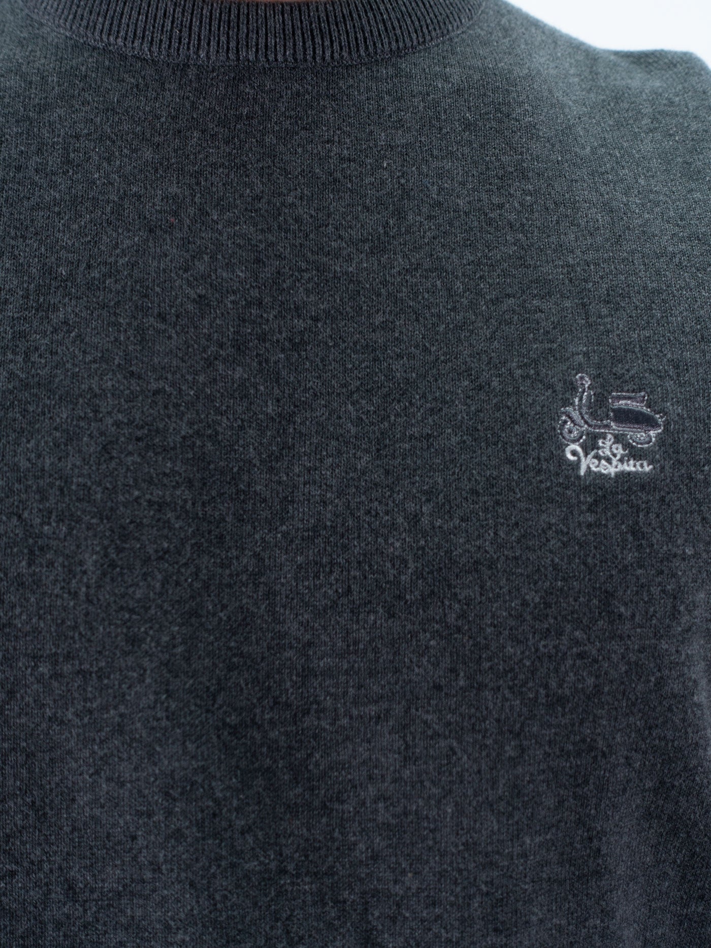 JERSEY CUELLO REDONDO LA VESPITA GRIS