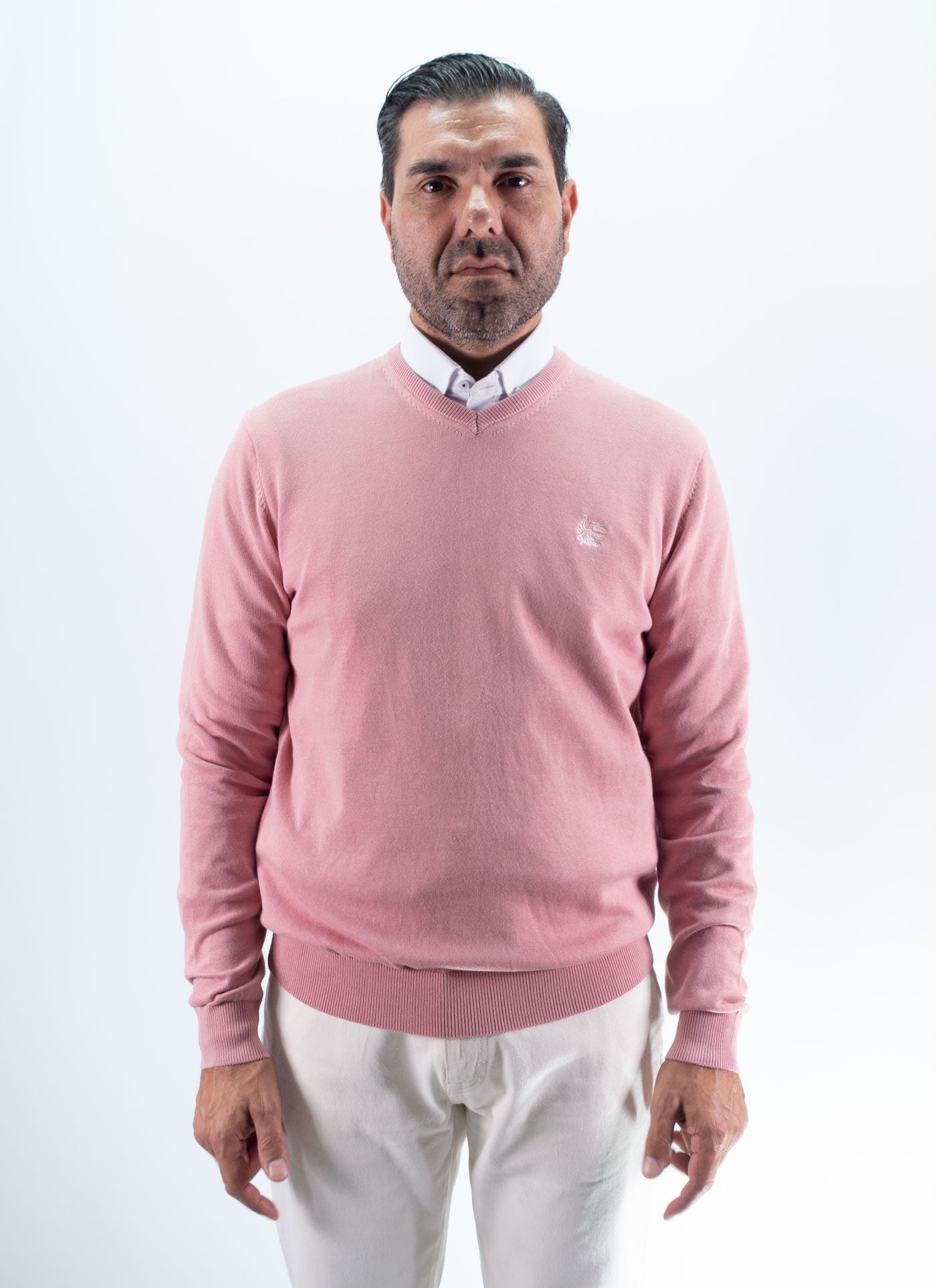 JERSEY CUELLO PICO LA VESPITA ROSA