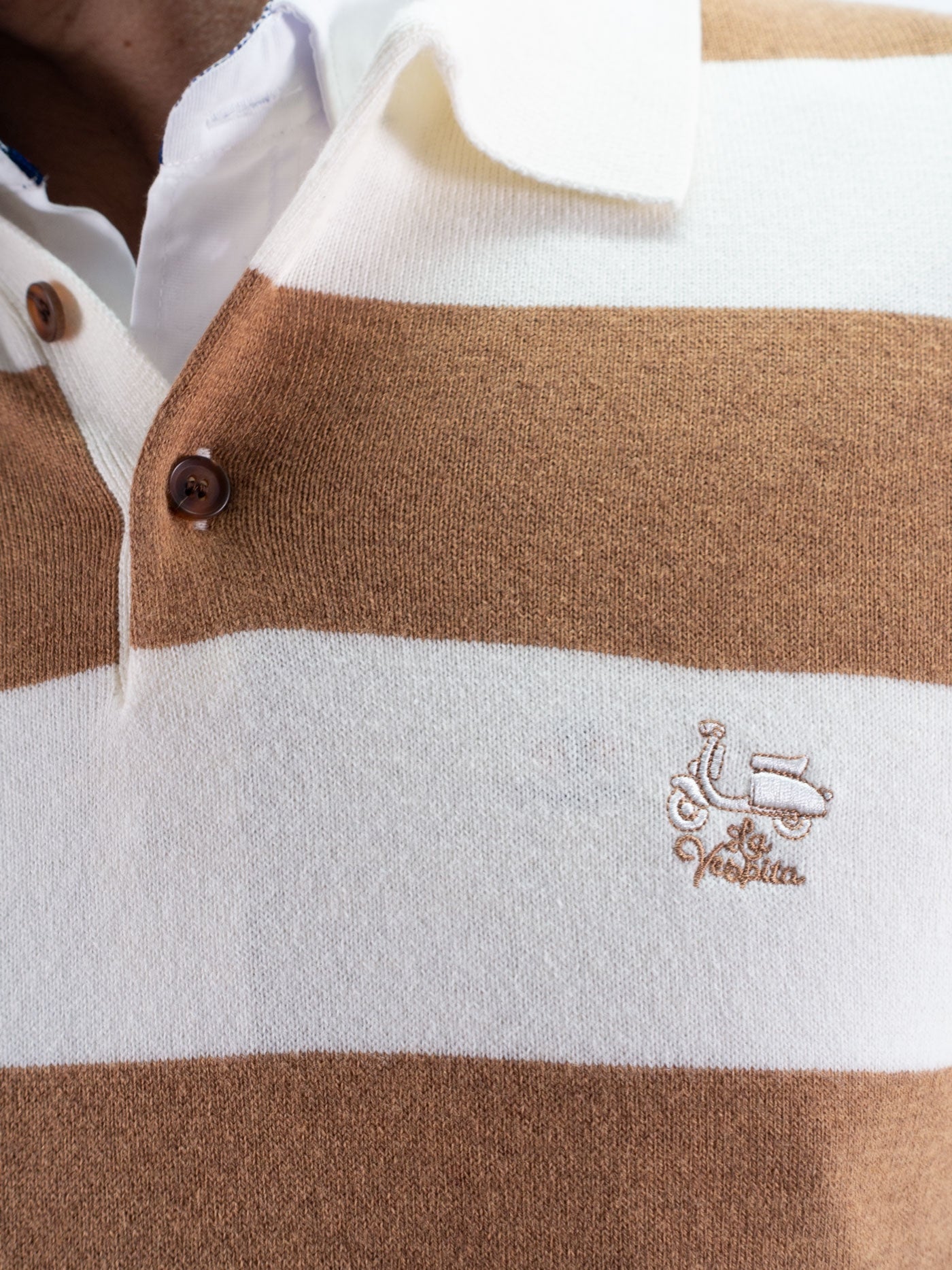 POLO FRANJAS PUNTO LA VESPITA CAMEL