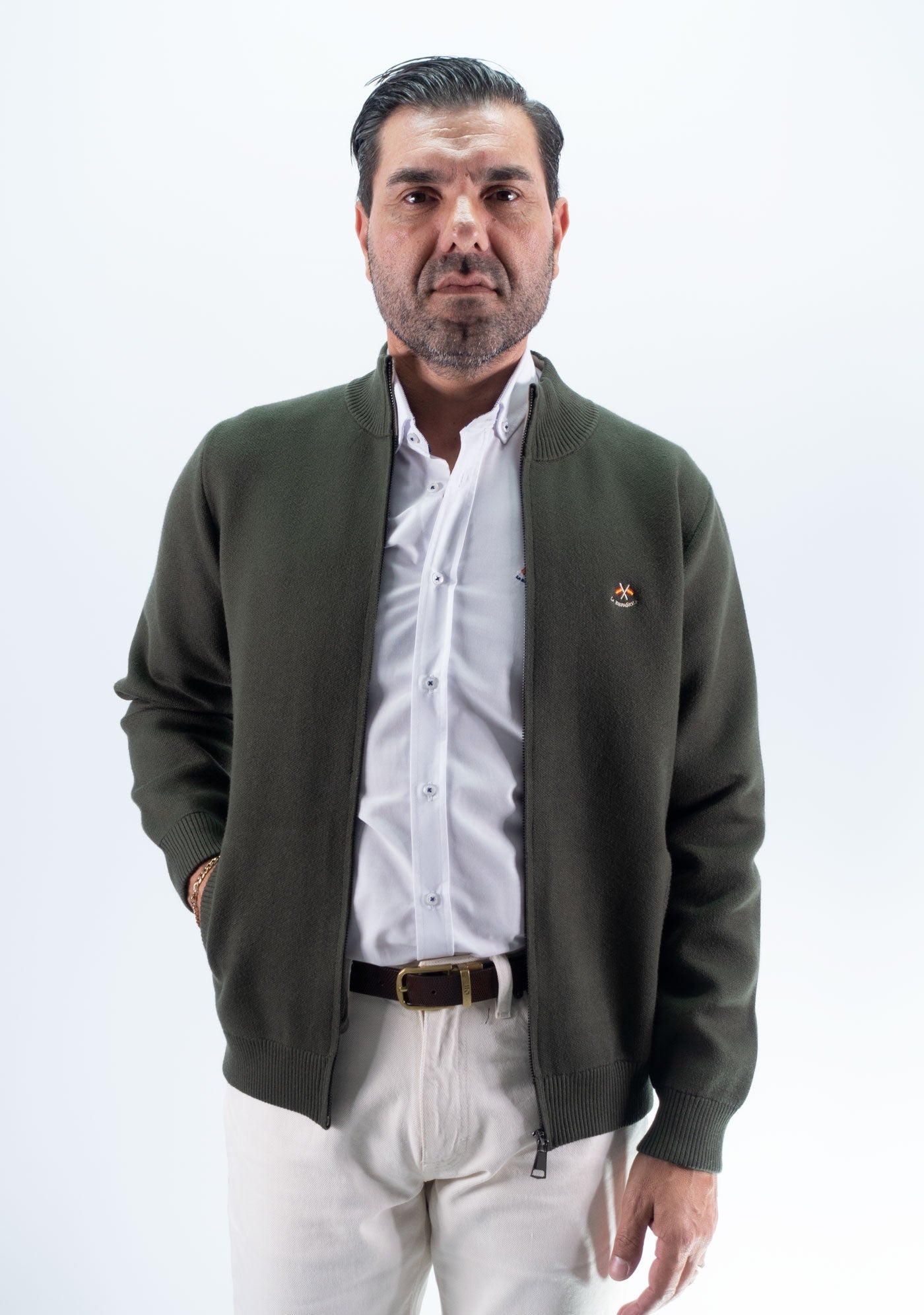 CHAQUETA NEO LA ESPAÑOLA VERDE BOTELLA