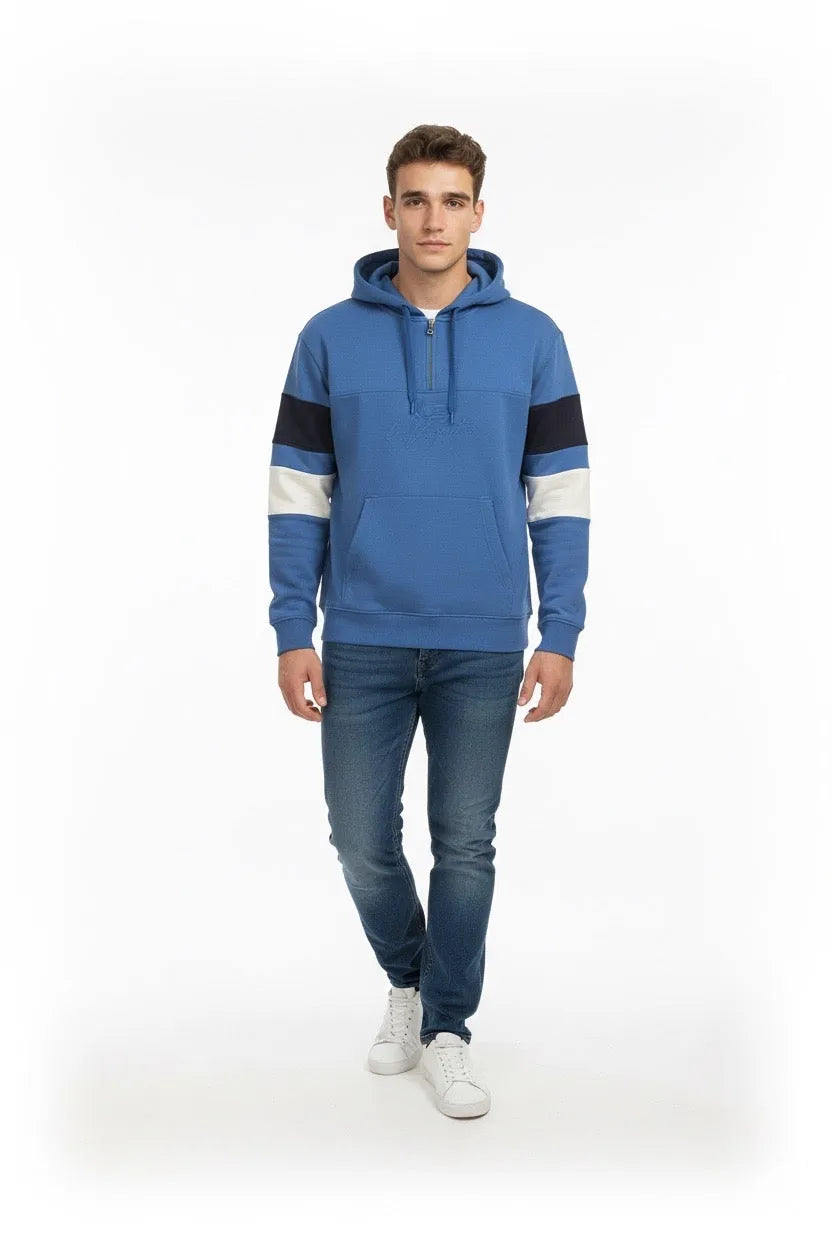 SUDADERA CAPUCHA CREMALLERA LA VESPITA AZUL