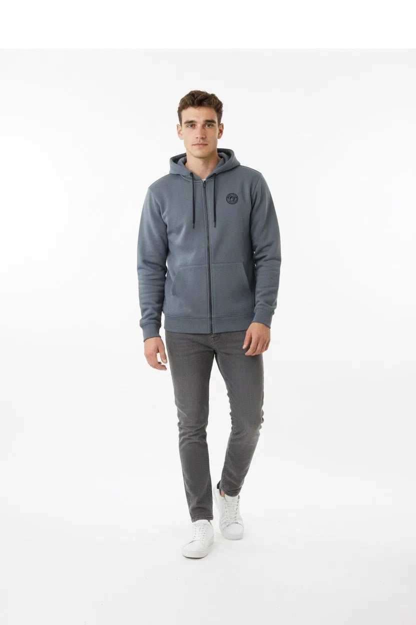 SUDADERA CREMALLERA TOTAL LA VESPITA CEMENTO