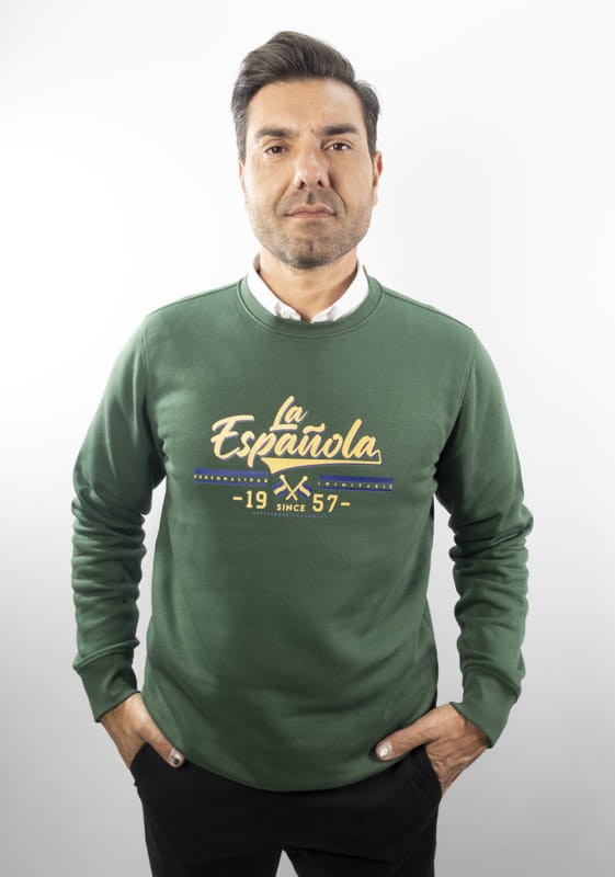 SUDADERA LA ESPANOLA VERDE