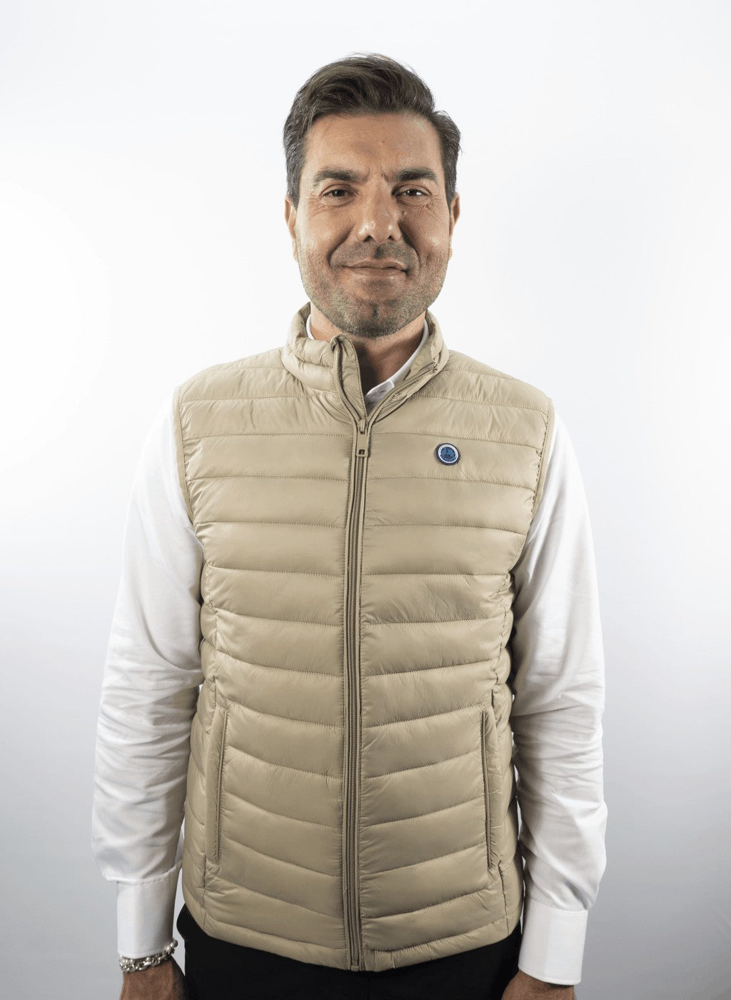 CHALECO BOMBER 2 LA VESPITA BEIG