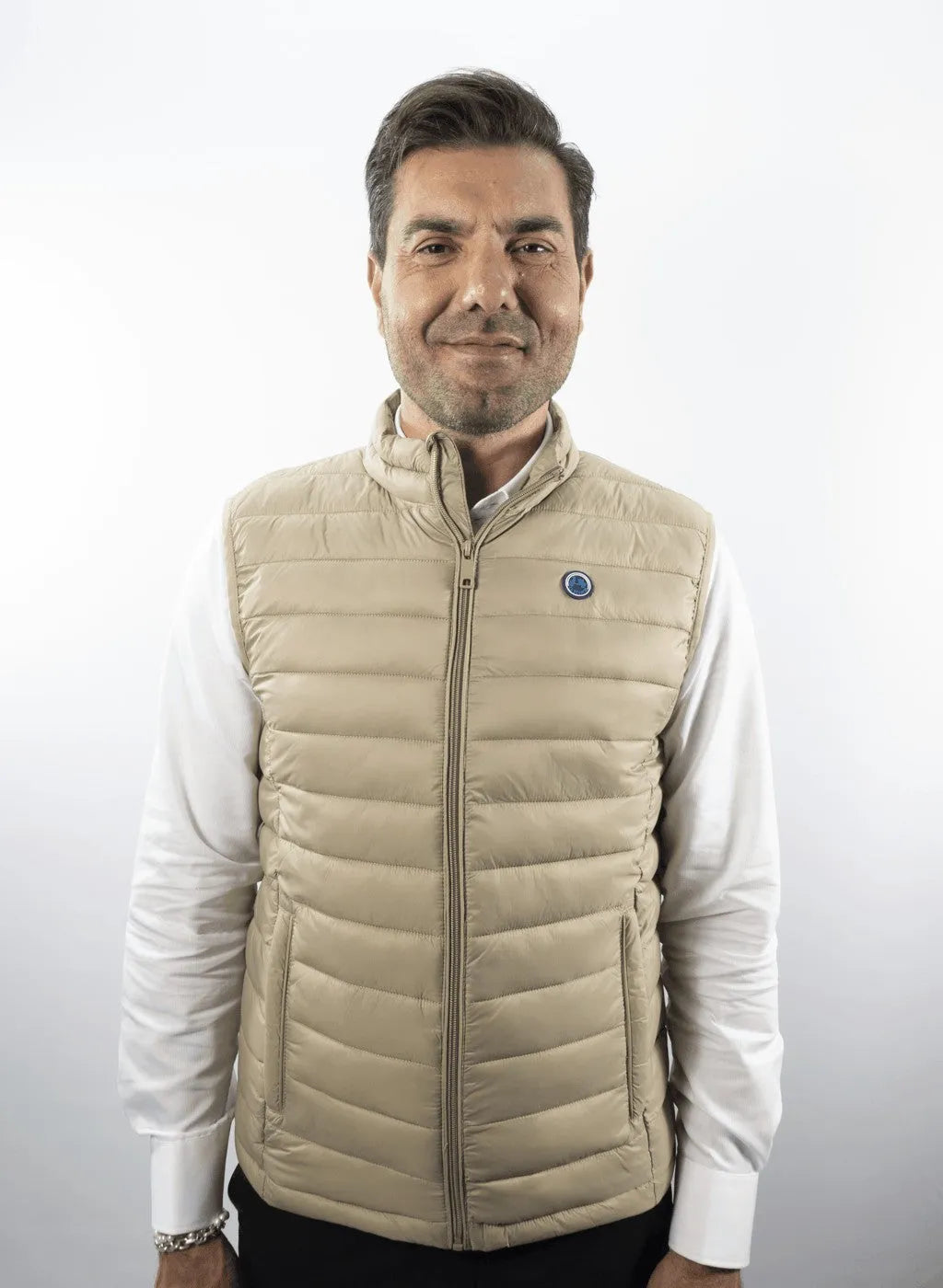 CHALECO BOMBER 2 LA VESPITA BEIG