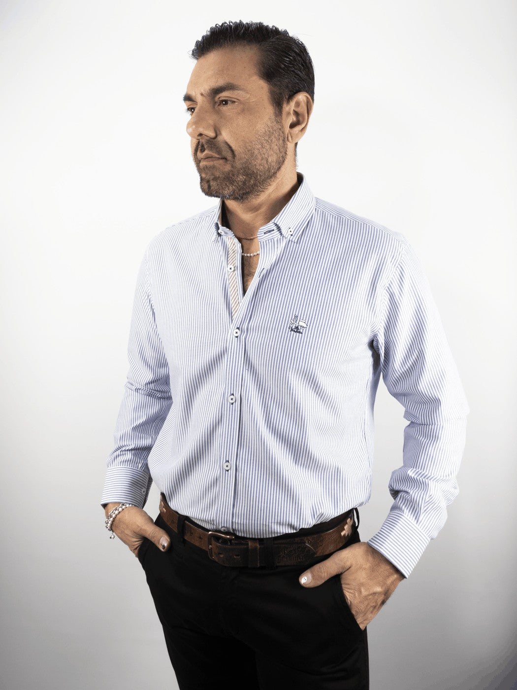 CAMISA RAYA 6 LA VESPITA AZUL