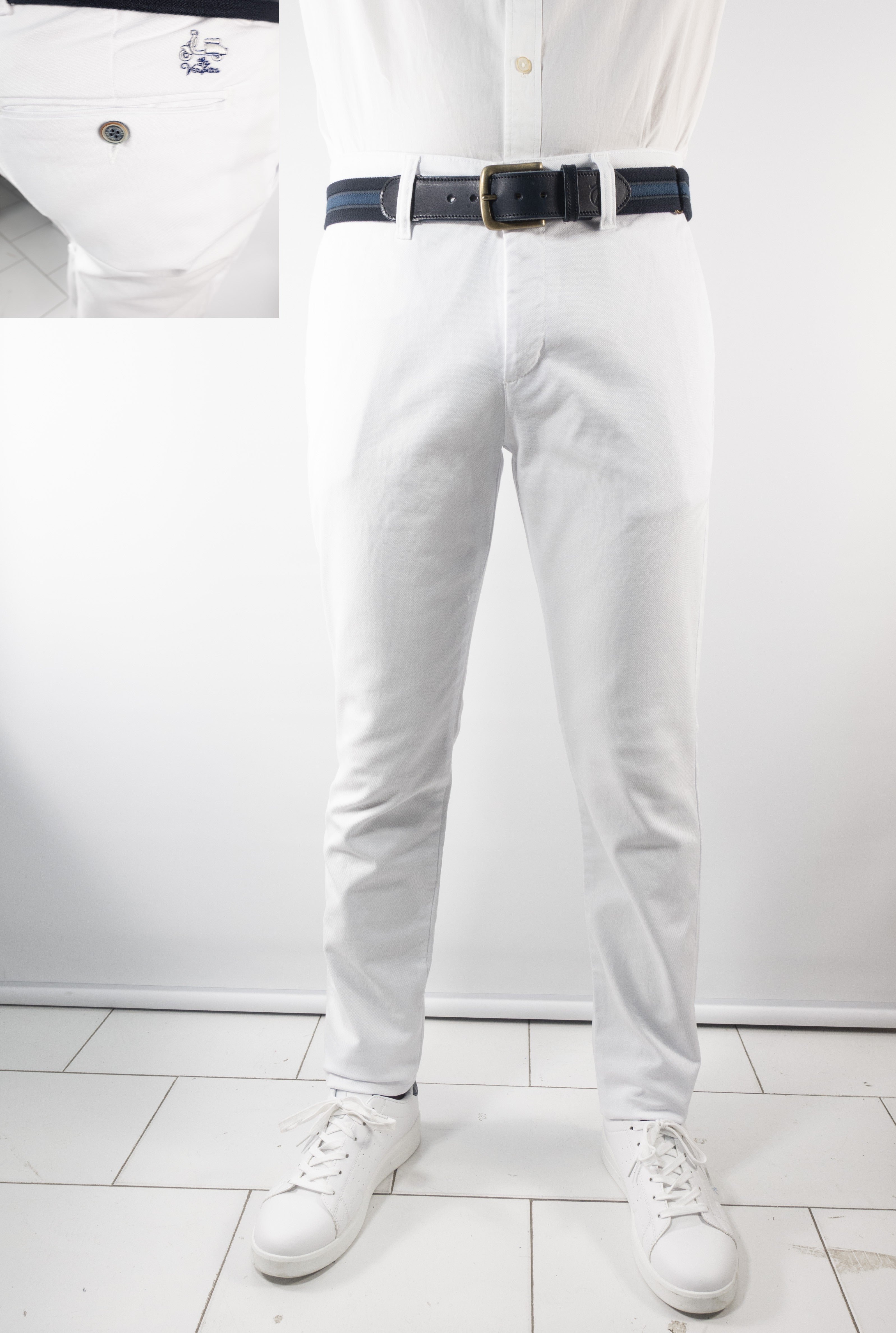 PANTALON MARQUES LA VESPITA BLANCO